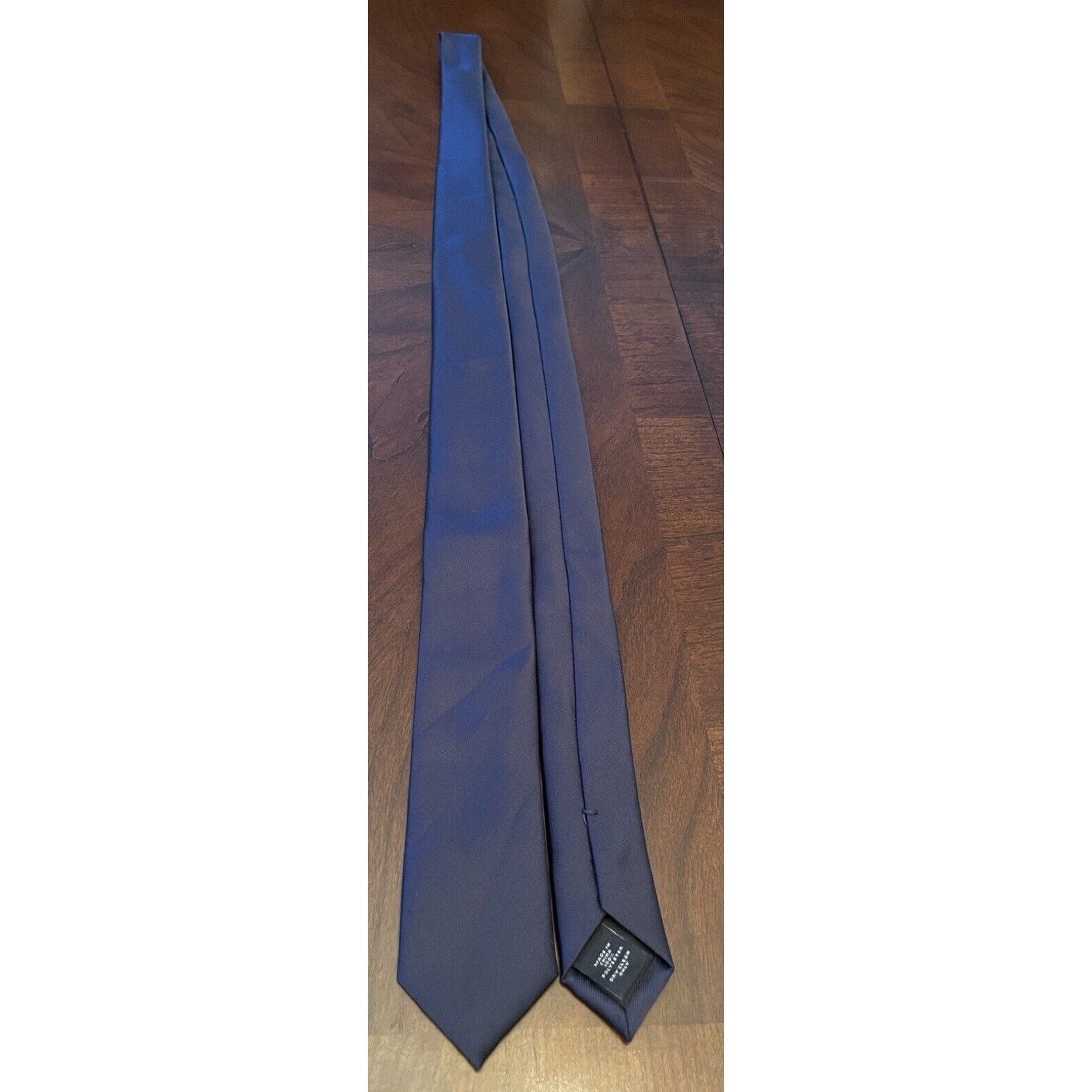 Express Express Blue 100% Polyester Men’s Neck Tie Made In China Size ONE SIZE - 3 Thumbnail