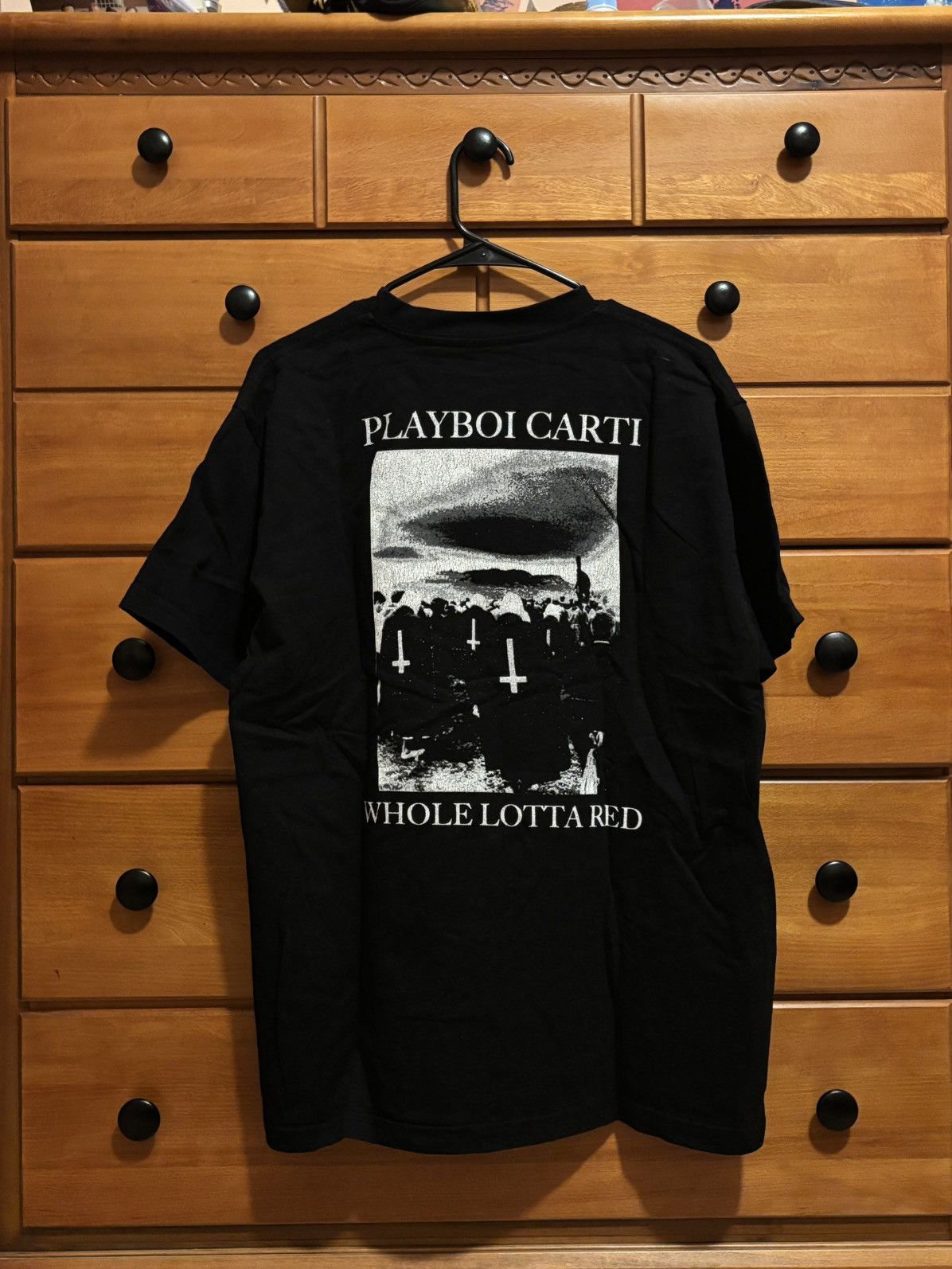 Playboi Carti Playboi Carti “Black Leather Devil” Tee Size US L / EU 52-54 / 3 - 2 Thumbnail