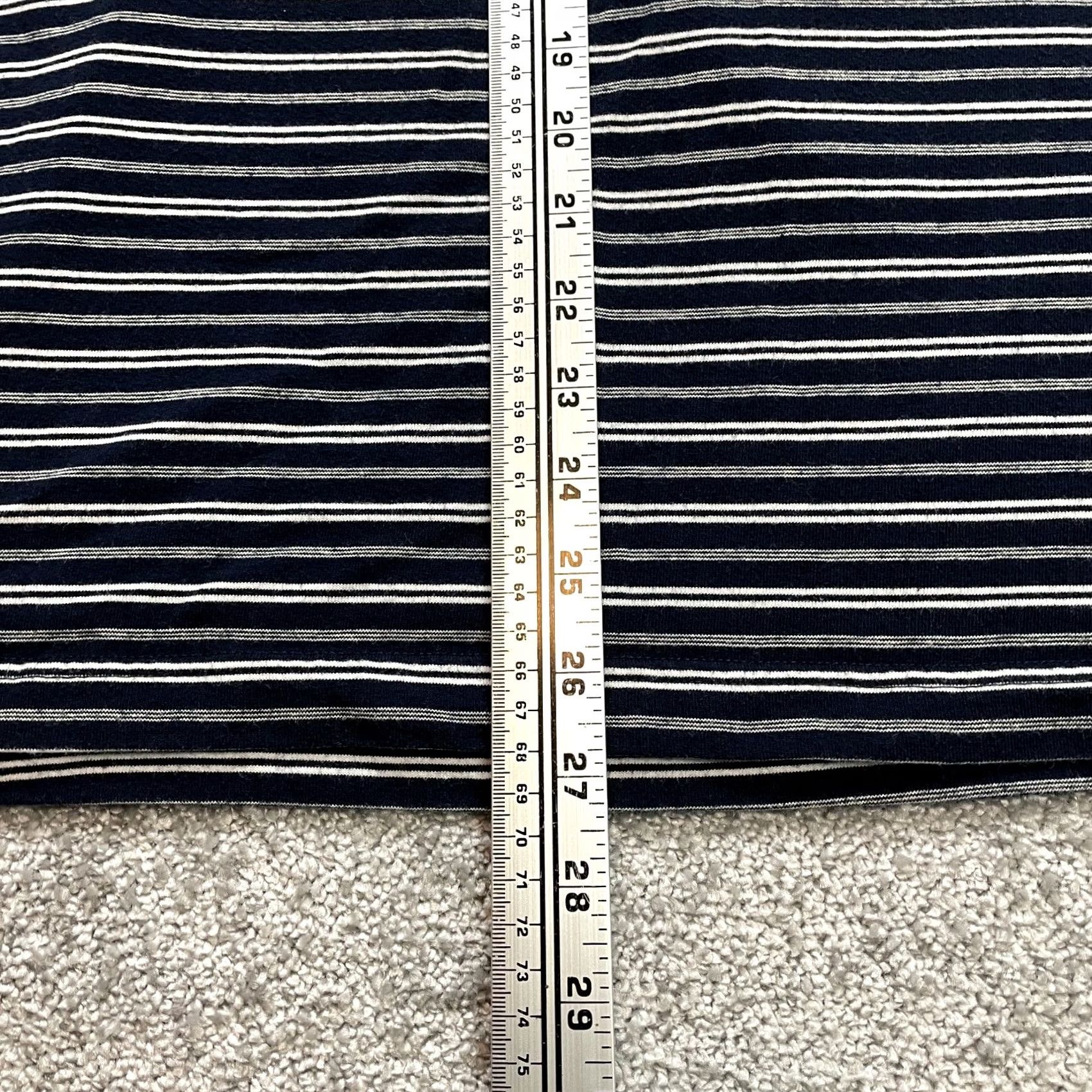Basic Editions VINTAGE Basic Editions Polo Shirt Mens L Blue Striped Golf Rugby Preppy Collared Shirt Size US L / EU 52-54 / 3 - 5 Thumbnail