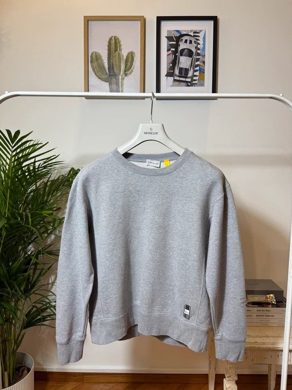 Fragment Design × Moncler Moncler Fragment x Hiroshi Fujiwara Grey Sweatshirt Size US S / EU 44-46 / 1 - 1 Thumbnail