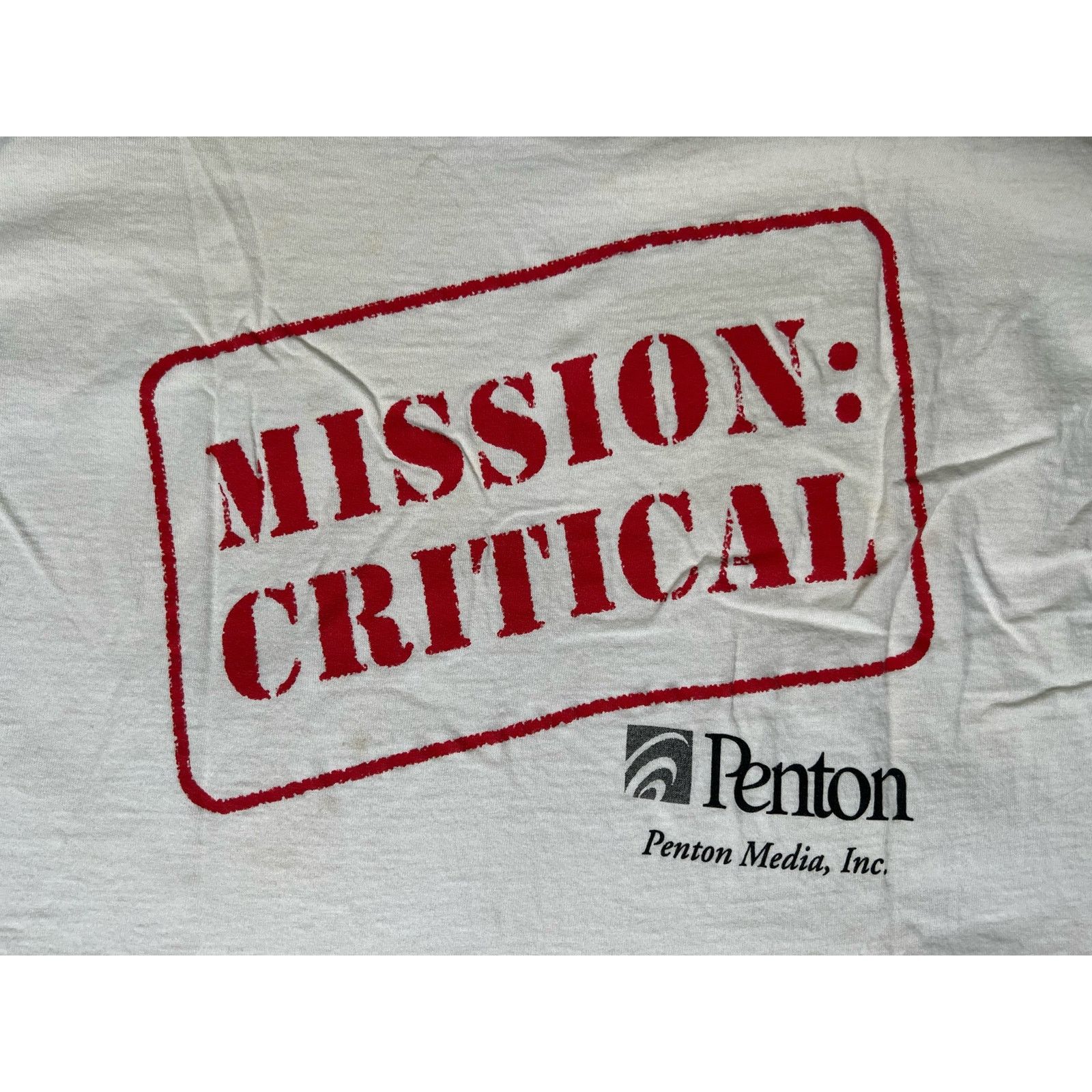 Fruit Of The Loom × Vintage Vintage 1999 Mission Critical Internet World Tech T-Shirt XL Size US XL / EU 56 / 4 - 4 Thumbnail