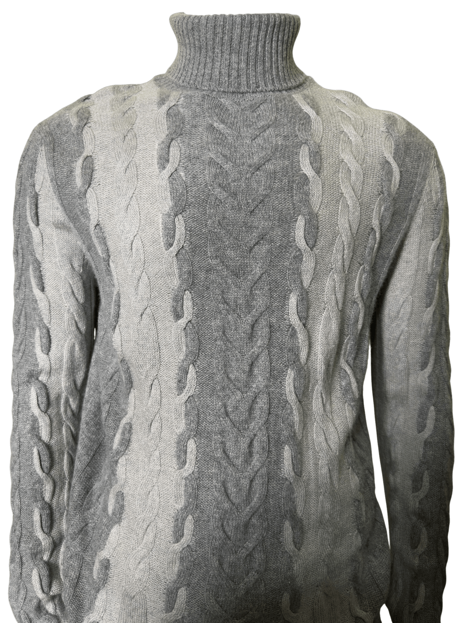 Corneliani Cashmere jumper grey Size US L / EU 52-54 / 3 - 2 Thumbnail