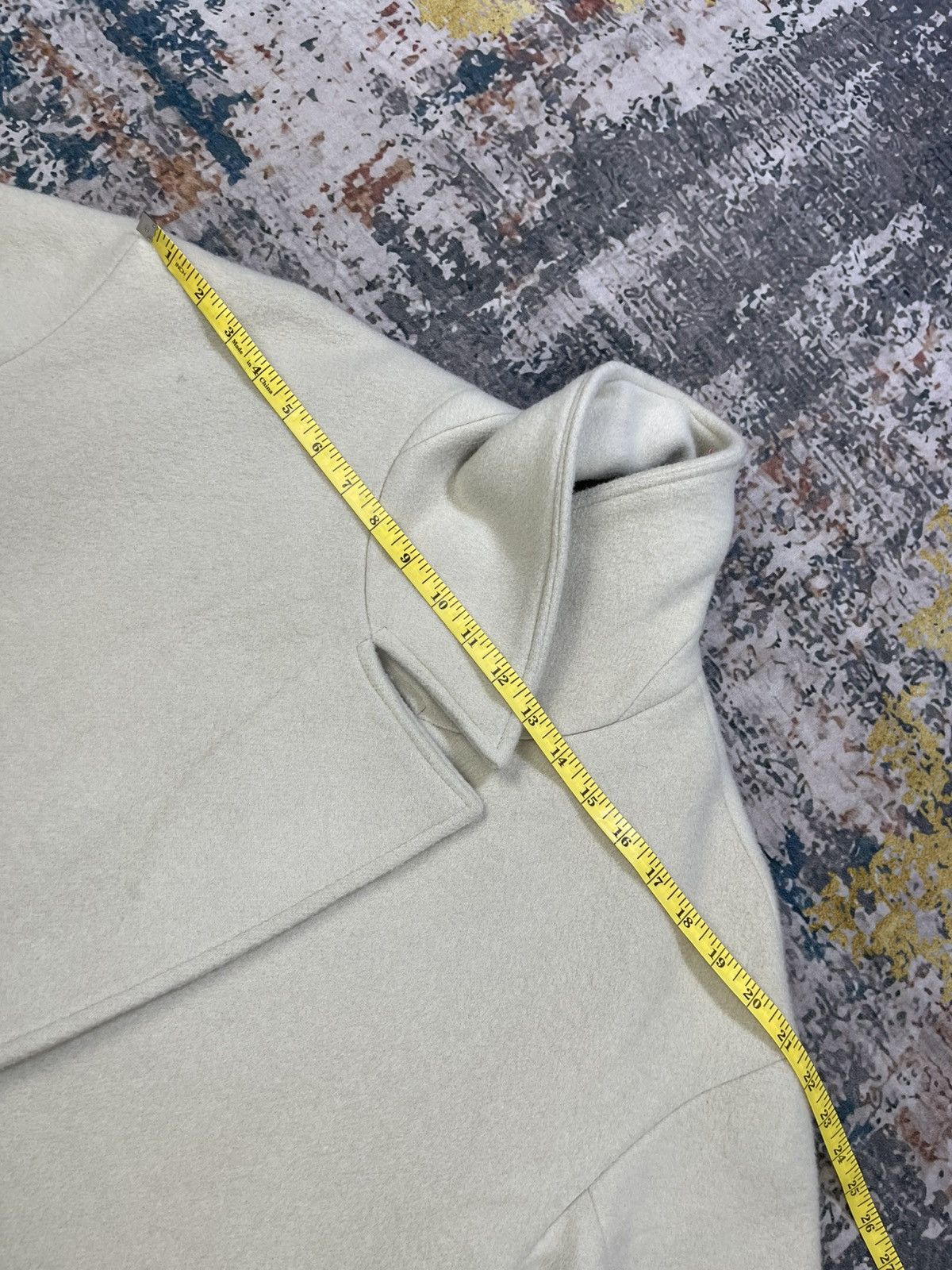 Japanese Brand United Tokyo Button Up Skirt Slit Belted Wool Coat Size XS / US 0-2 / IT 36-38 - 15 Thumbnail