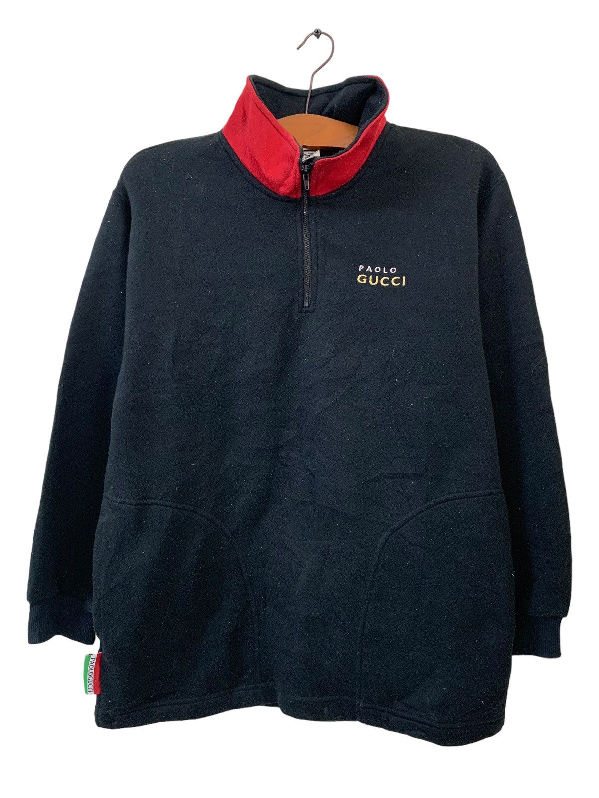Paolo Gucci Paolo Gucci Spellout Sweater Size US M / EU 48-50 / 2 - 1 Thumbnail