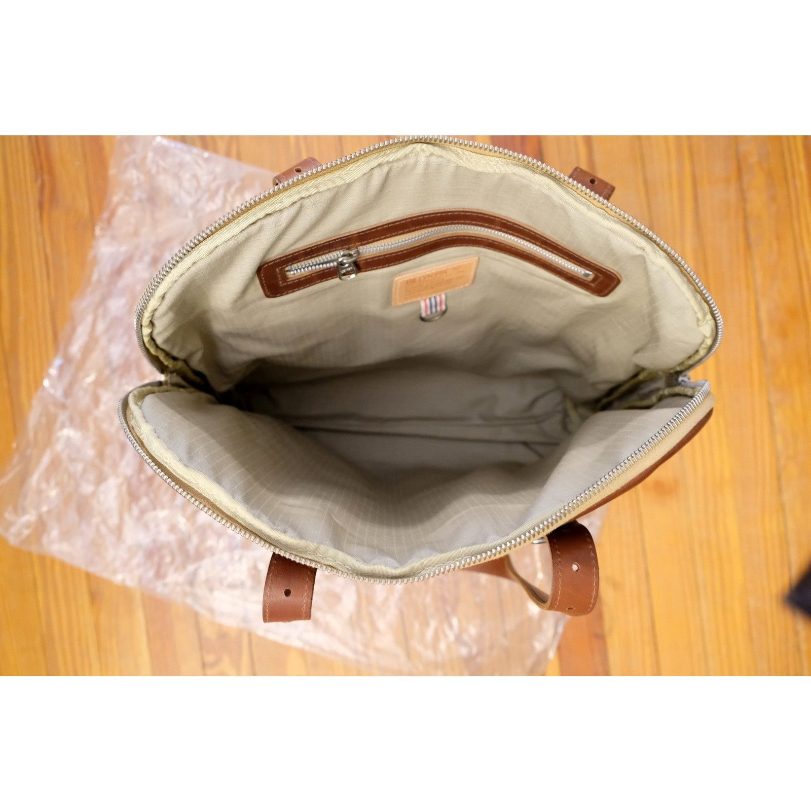 Billykirk Billykirk Leather and Canvas Slim Padded Tote Size ONE SIZE - 9 Thumbnail