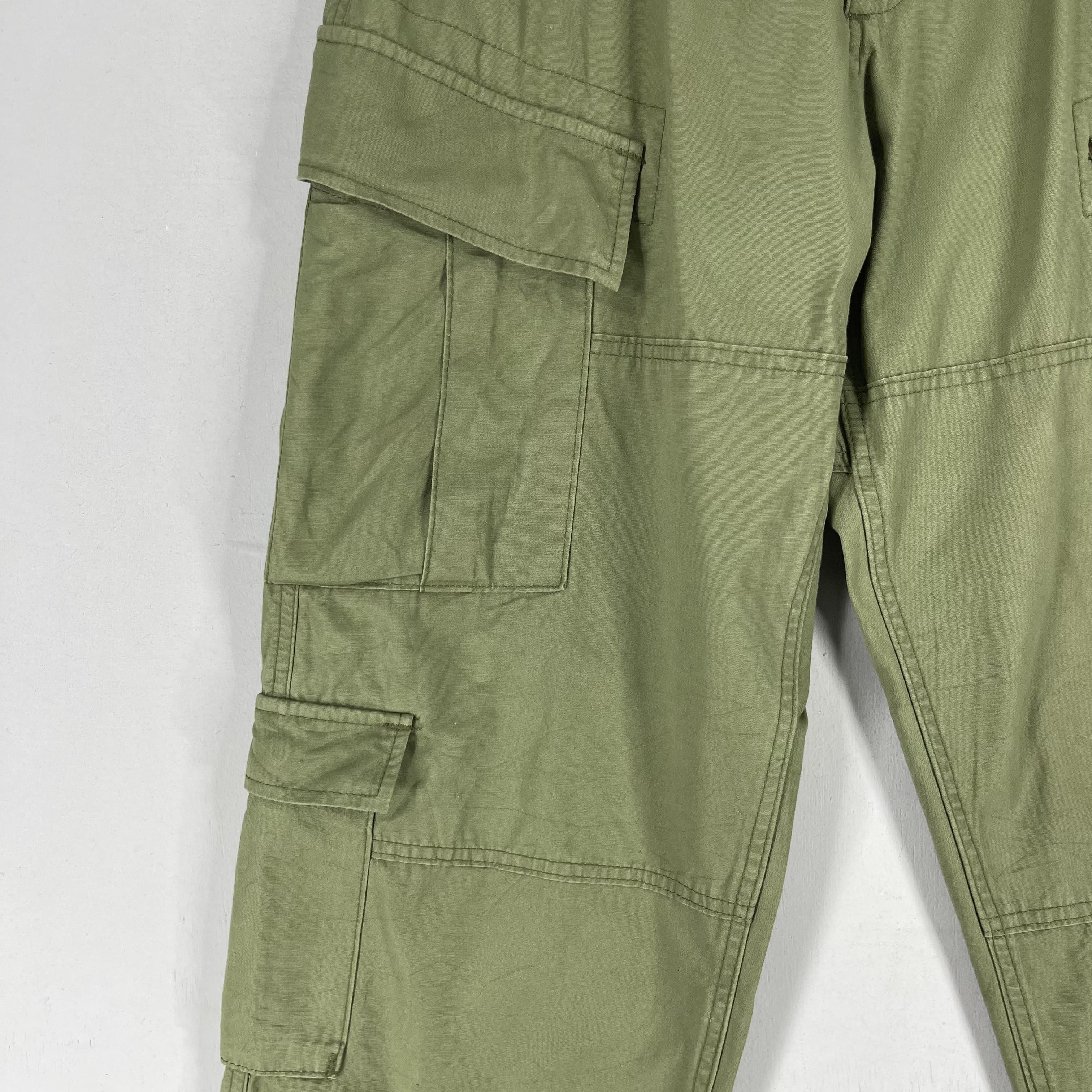 Alpha Industries × Vintage Vintage Alpha Industries Parachute Baggy Style Cargo Pant Size US 35 - 6 Thumbnail