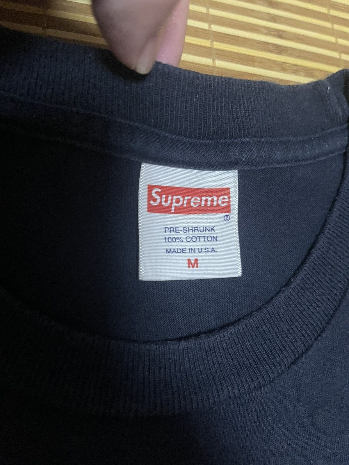 Supreme Supreme tv tee black Size US M / EU 48-50 / 2 - 3 Thumbnail