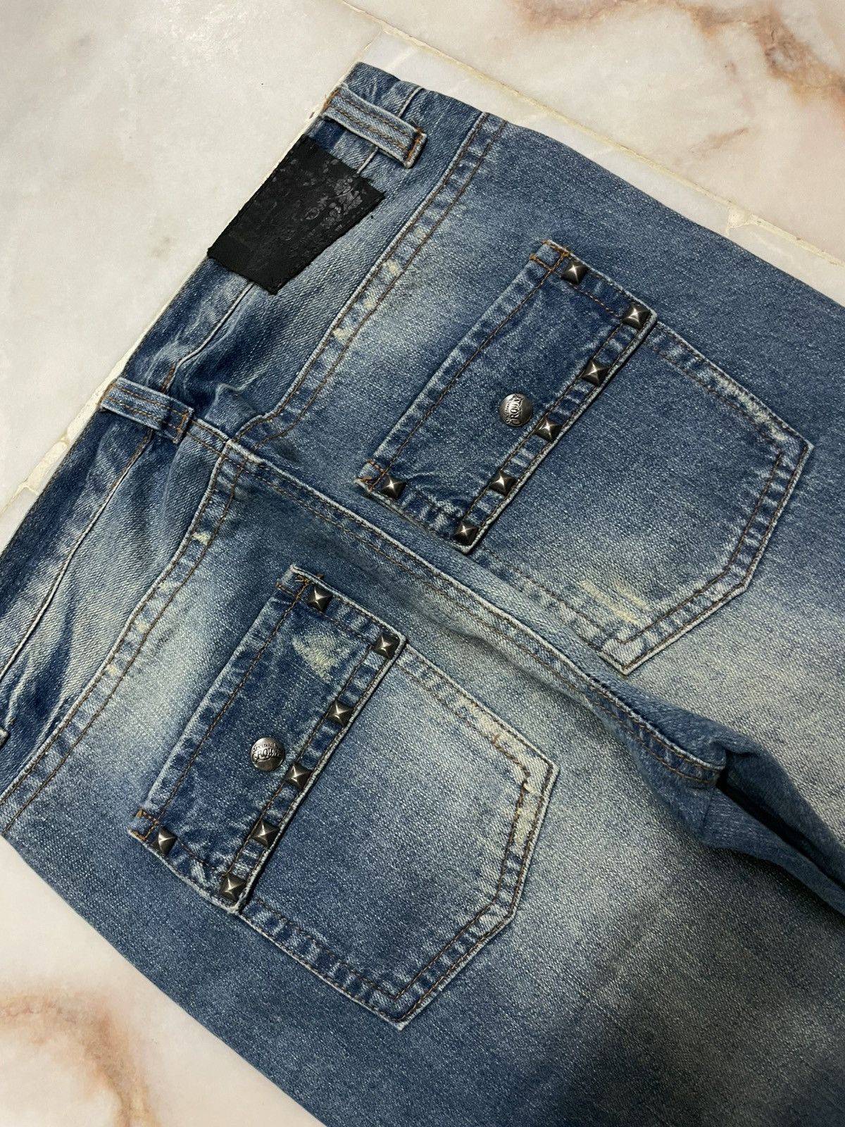 Seditionaries 💥Rare💥Rusk-K Bushpants Punk Jeans Studded Whisker Insane Size US 30 / EU 46 - 17 Thumbnail