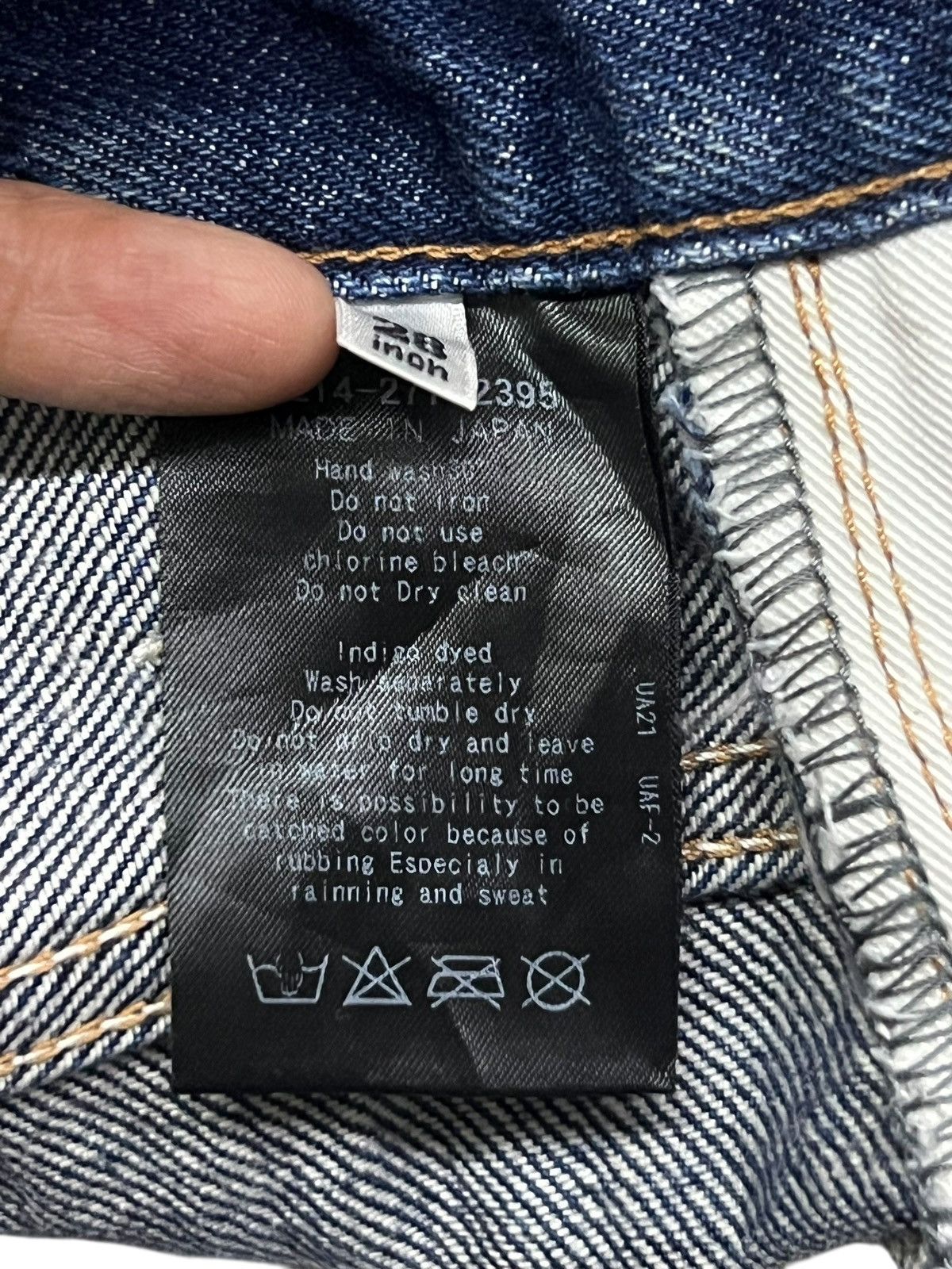 United Arrows Slim Fit Vintage Beauty & Youth United Arrows - Faded Wash Size US 29 - 12 Thumbnail