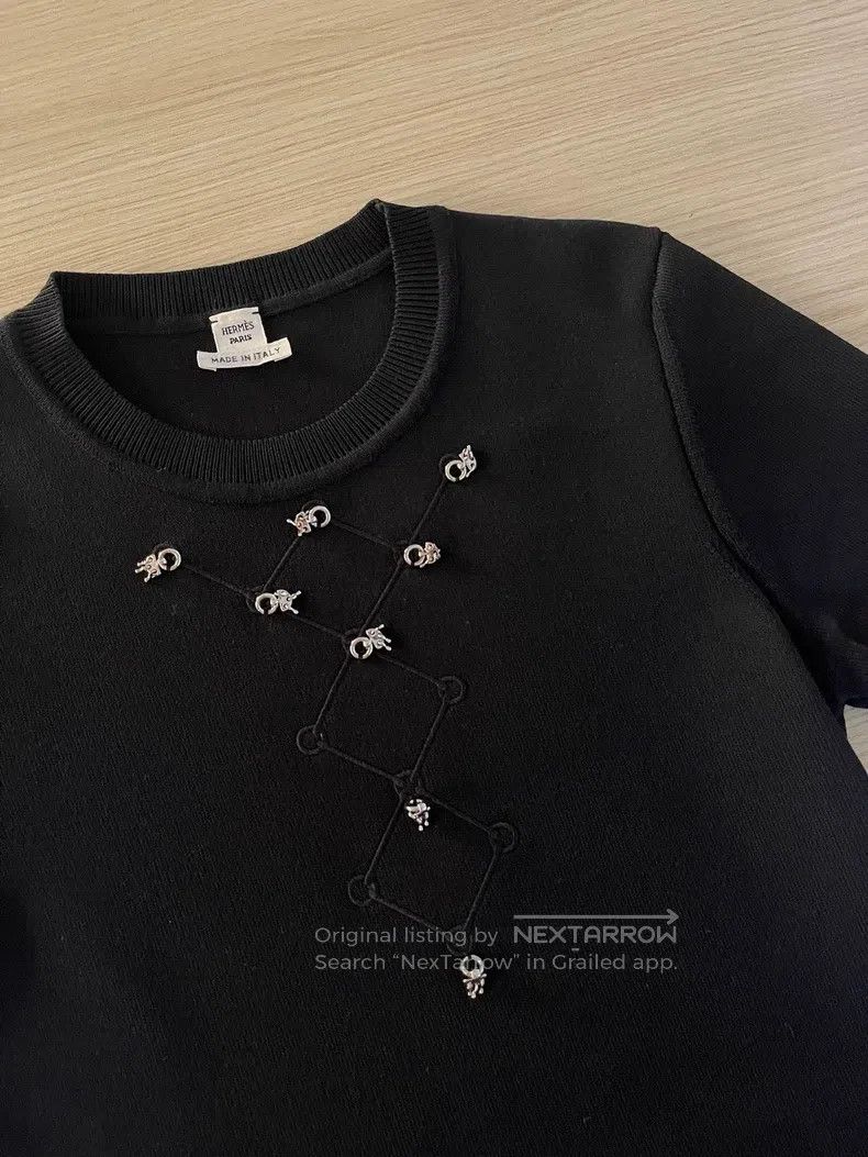 Hermes Hermes Black Dress Size XS / US 0-2 / IT 36-38 - 3 Thumbnail