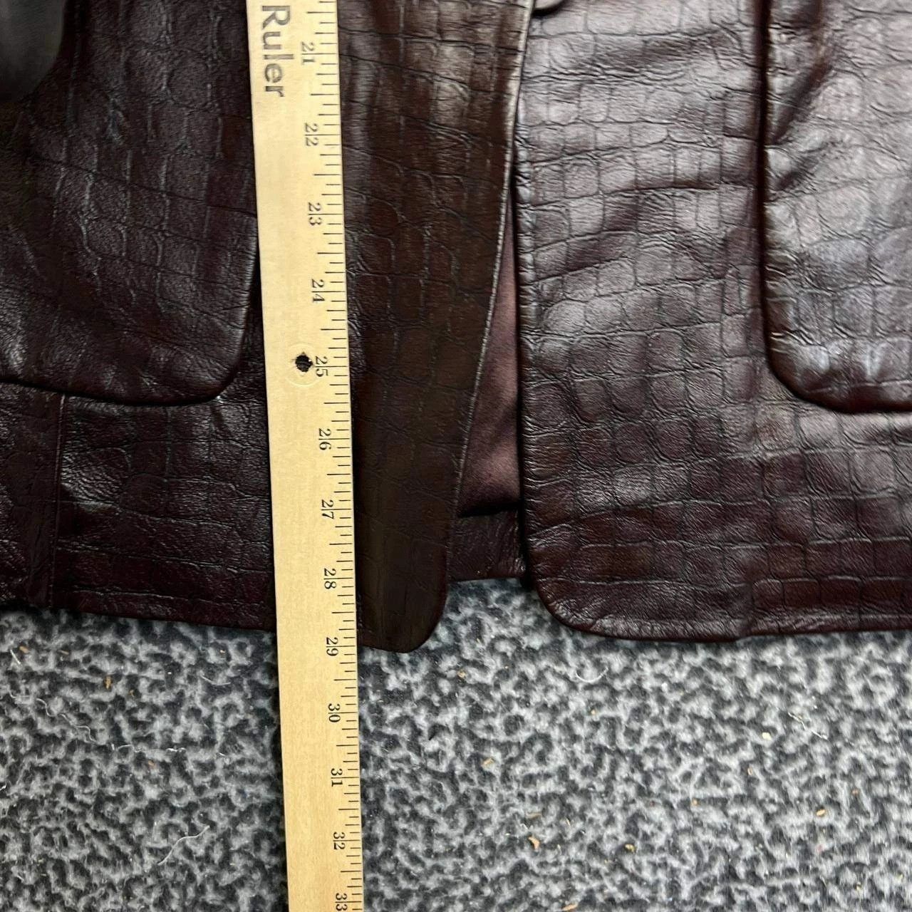 Other Vintage Terry Lewis Leather Jacket Women Button Front New S Size S / US 4 / IT 40 - 3 Thumbnail
