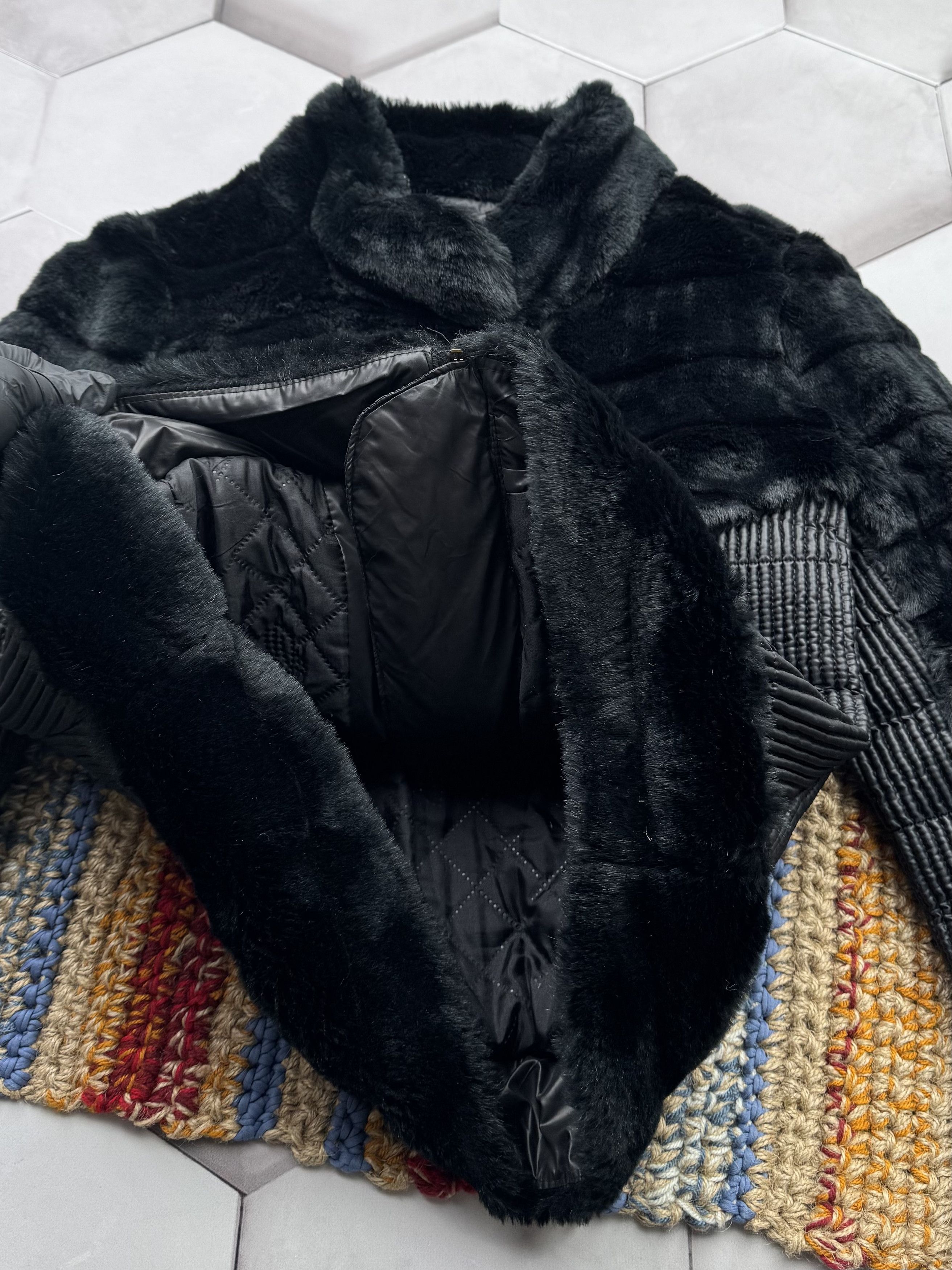 Japanese Brand Vintage Cropped Faux Fur Jacket Size M / US 6-8 / IT 42-44 - 4 Thumbnail