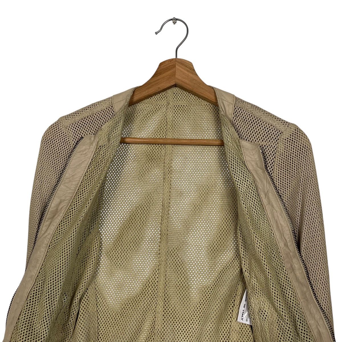 Other Ben' Mbarek See Through Leather Jacket Made In Italy Size XS / US 0-2 / IT 36-38 - 12 Thumbnail