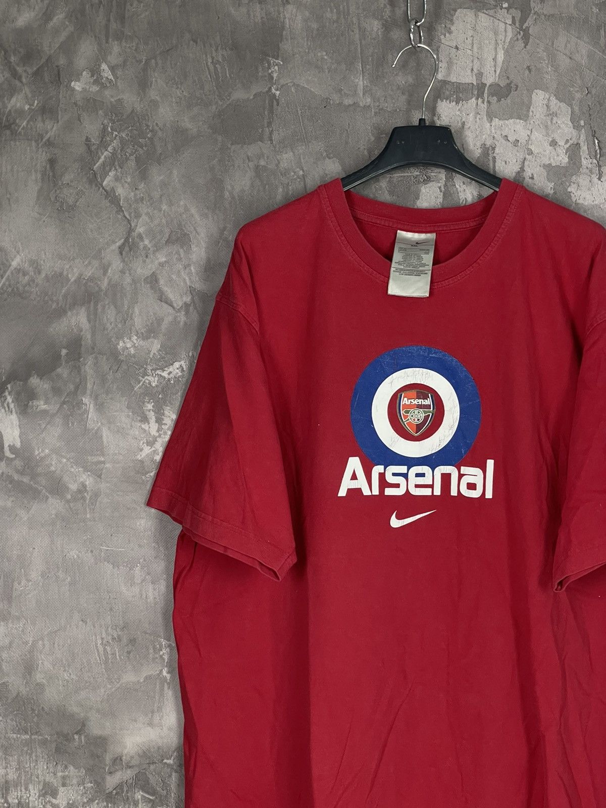 Nike × Vintage Vintage Arsenal Nike soccer 90s Retro T Shirt Size US XXL / EU 58 / 5 - 3 Thumbnail