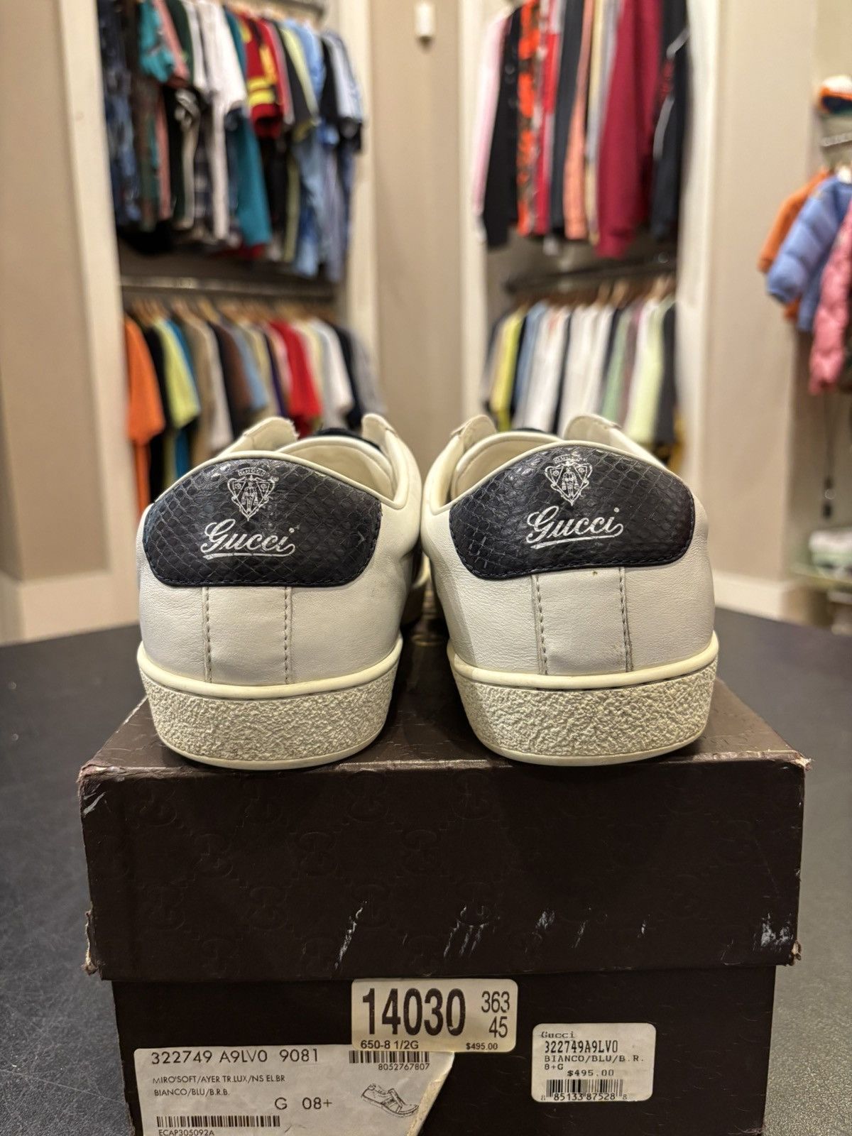 Gucci Gucci Slip On Low Sneakers Size US 8.5 / EU 41-42 - 3 Thumbnail