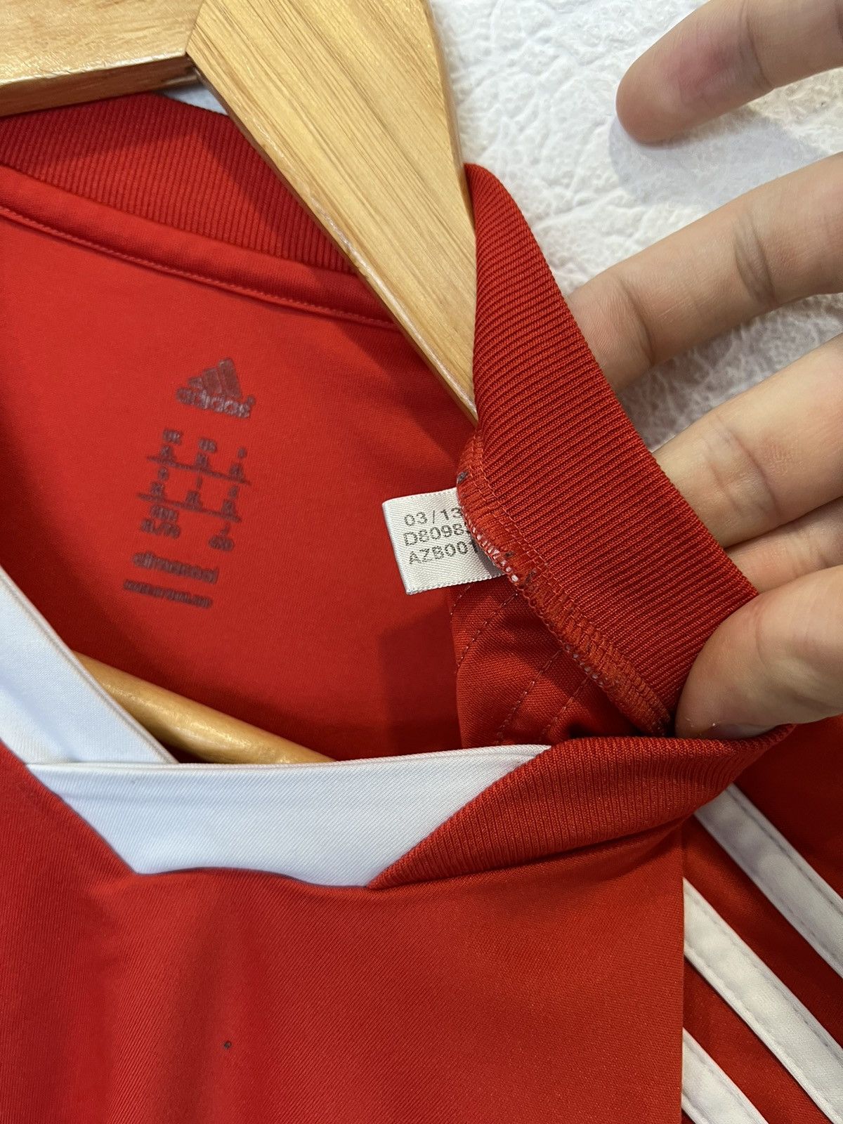 Adidas Southampton Adidas 2013/2014 Home Kit Soccer Jersey Size US XL / EU 56 / 4 - 5 Thumbnail