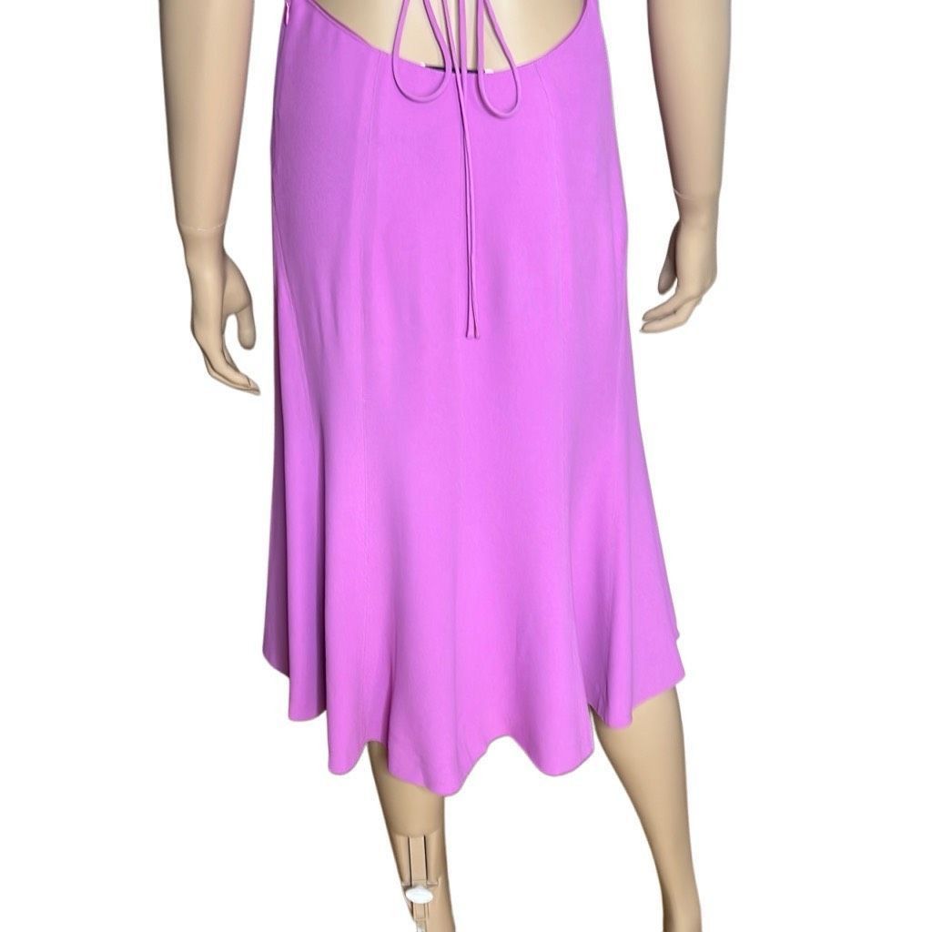 Cult Gaia NWT Gai Mattiolo Plunging V-neckline Structured Cups Cut-out front detail Purple Hue 4 / 6 (025) Size S / US 4 / IT 40 - 9 Thumbnail
