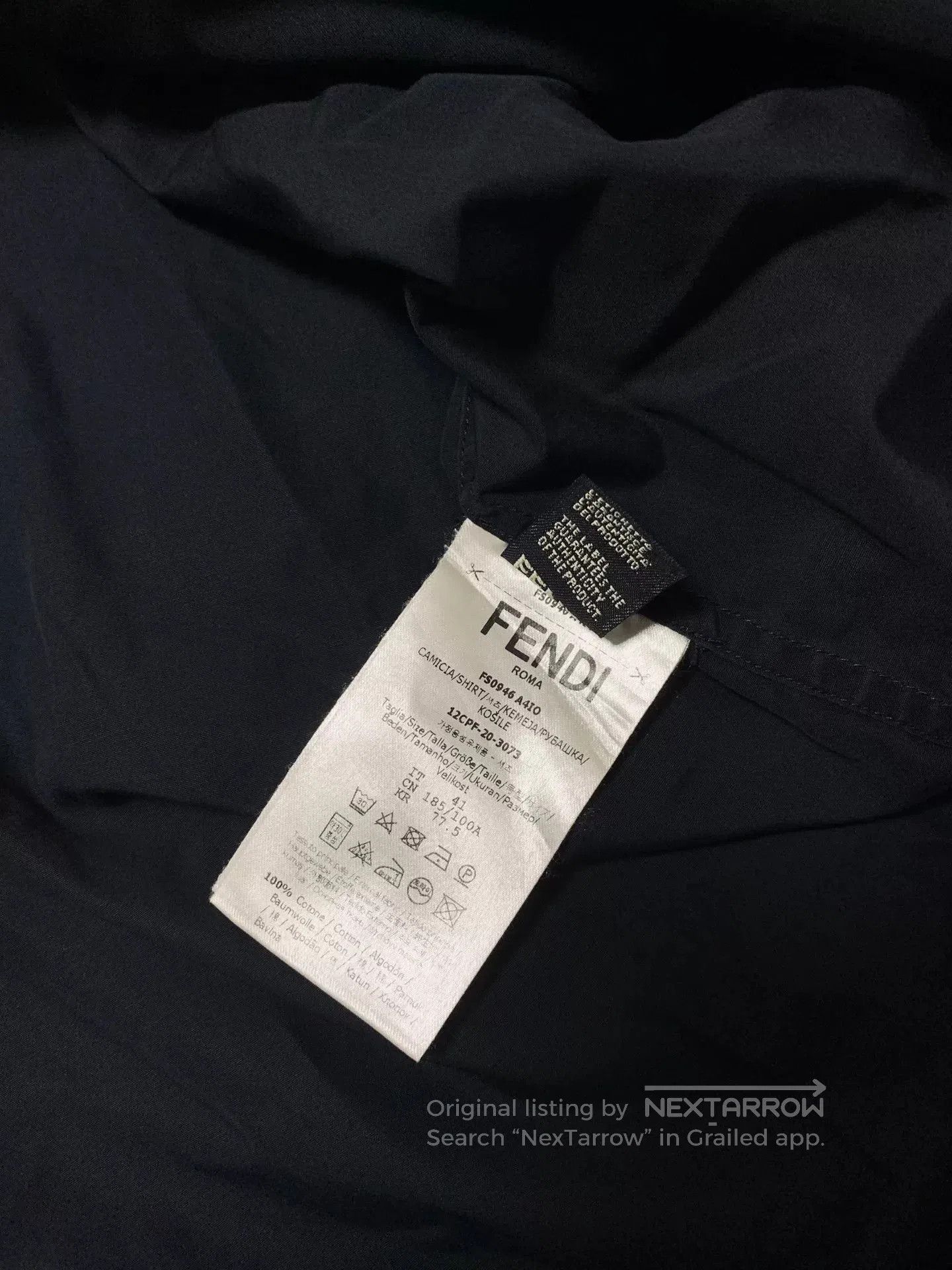 Fendi Fendi Hollow Logo Batwing Sleeve Shirt. Size US M / EU 48-50 / 2 - 5 Thumbnail
