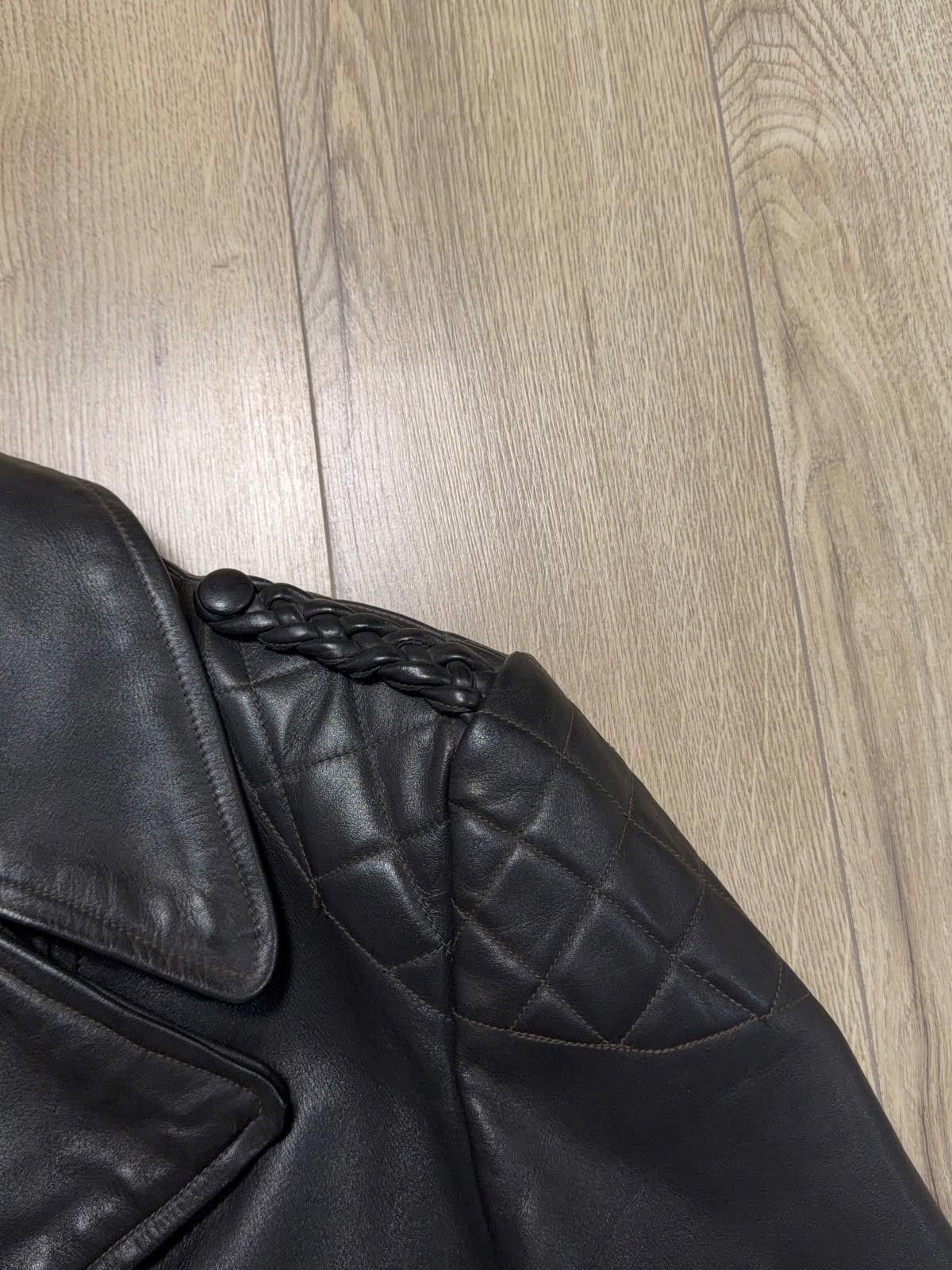 The Unbranded Brand Vintage Mens 1960-70s German Leather Jacket Motorcycle Biker Size US L / EU 52-54 / 3 - 5 Thumbnail