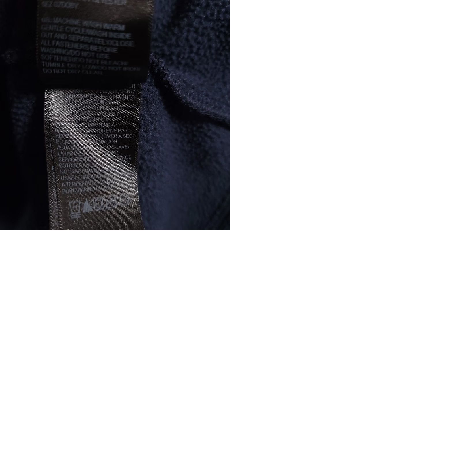 The North Face The North Face 1/2 Zip Shirt Mens Small Blue Textured Knit Fleece Lined Heavy Size US S / EU 44-46 / 1 - 9 Thumbnail