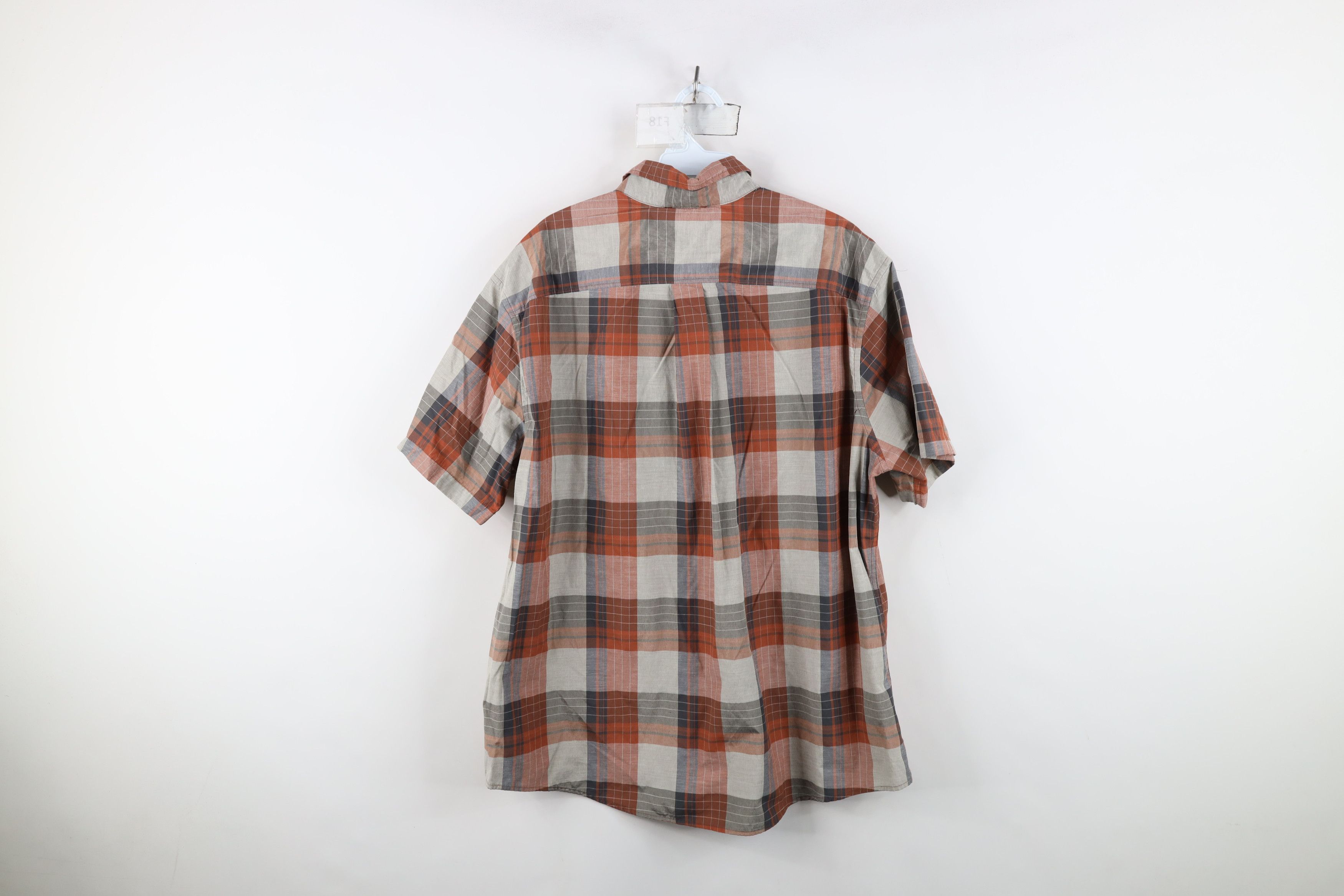 Eddie Bauer Eddie Bauer Collared Short Sleeve Button Down Shirt Plaid Size US XL / EU 56 / 4 - 10 Thumbnail