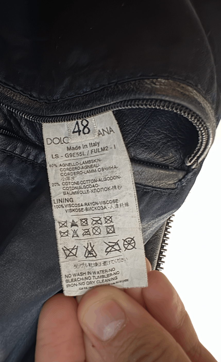 Dolce & Gabbana ARCHIVE FW2007 Lambskin Leather Hoodie Jacket (J Belletti) Size US M / EU 48-50 / 2 - 5 Thumbnail