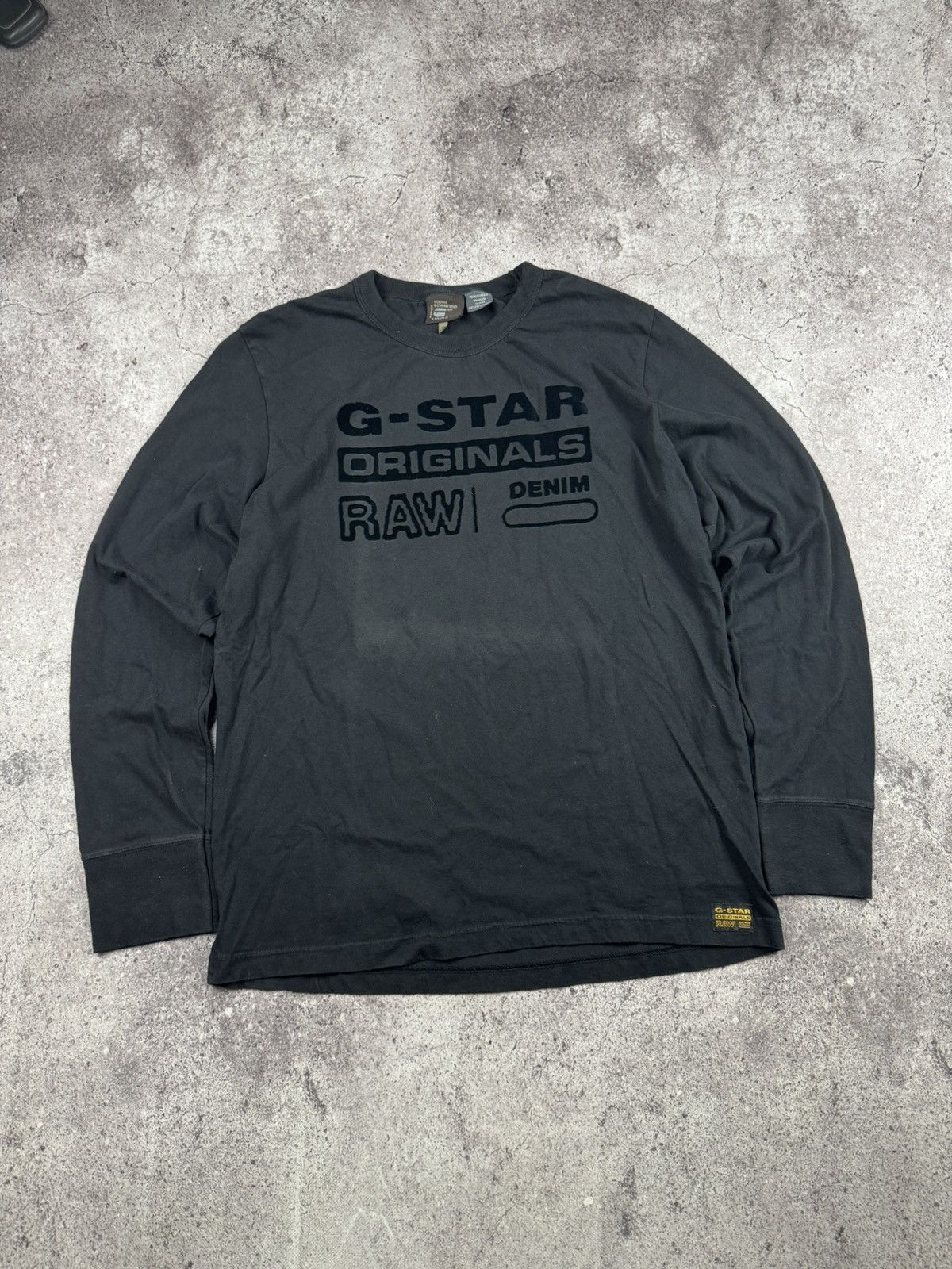 G-Star Avant Garde G Star Junya Watanabe faded black Y2K long sleev Size US XL / EU 56 / 4 - 1 Thumbnail