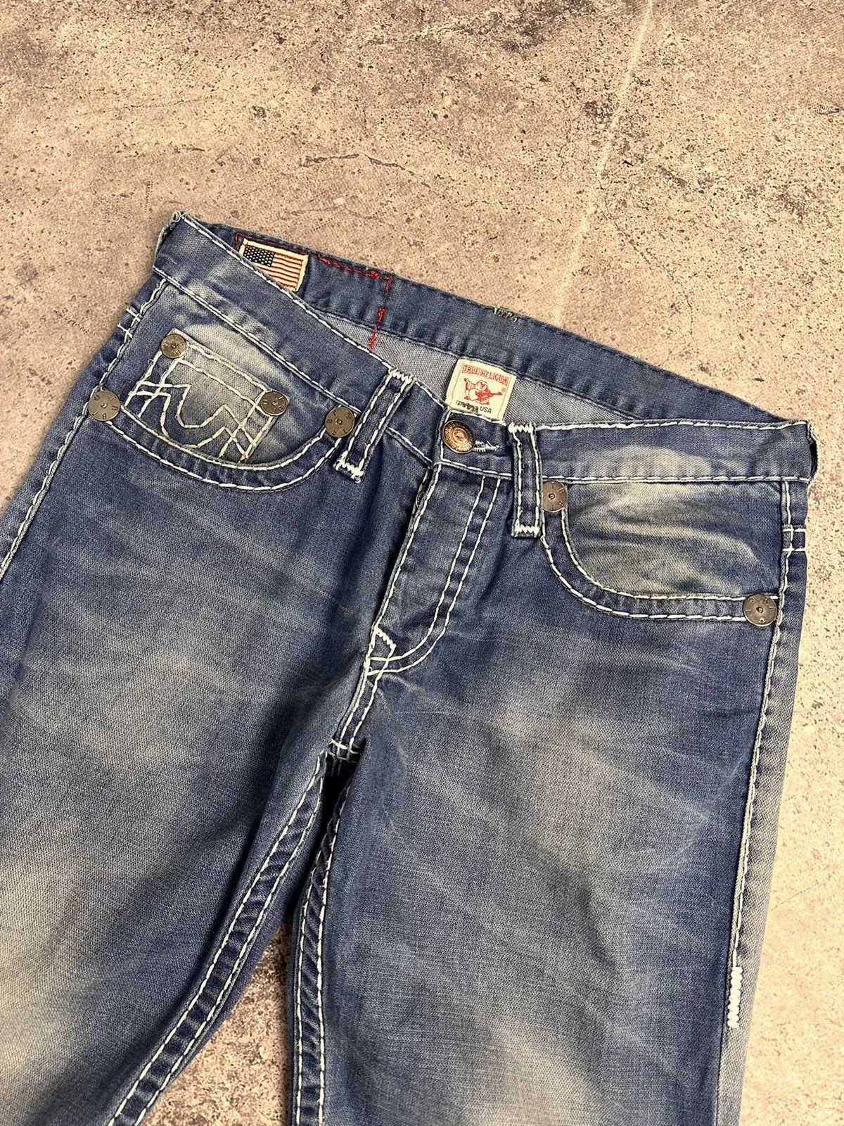 True Religion Vintage True Religion Denim Pants USA EdHardy Evisu Style Size US 34 / EU 50 - 5 Thumbnail