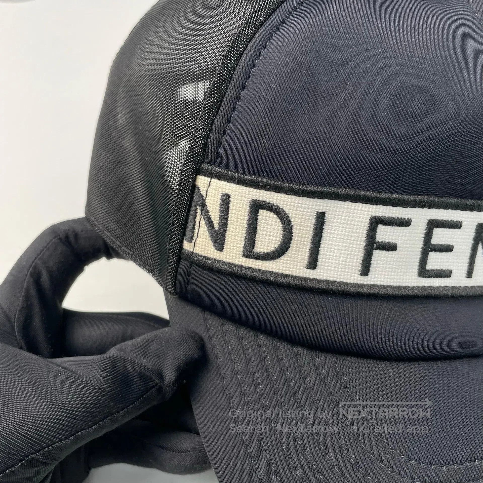 Fendi FENDI Black Letter Logo Baseball Cap| Size ONE SIZE - 5 Thumbnail
