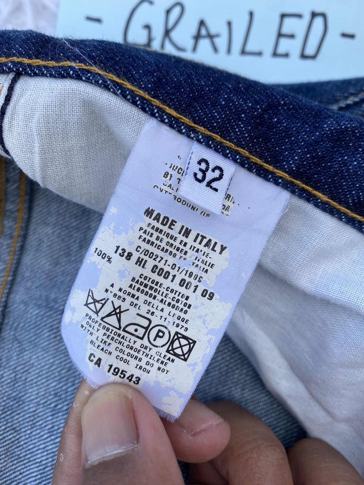 Helmut Lang Rare Helmut Lang Classic Raw Denim Produced 1999 Size US 32 / EU 48 - 11 Thumbnail