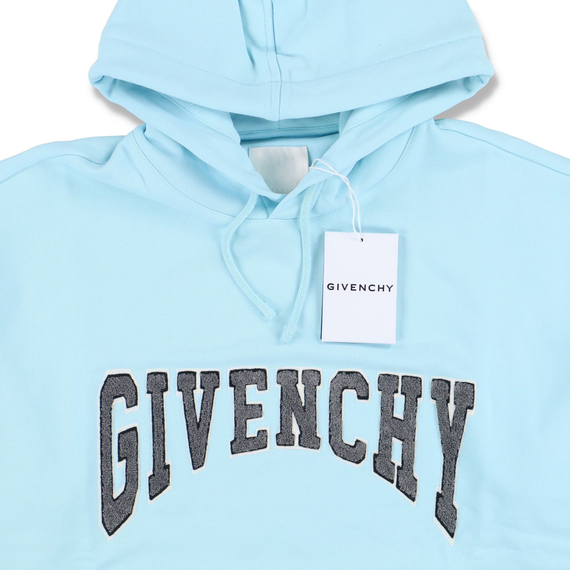 Givenchy Baby Blue Embroidered College Logo Hoodie Size US S / EU 44-46 / 1 - 5 Thumbnail