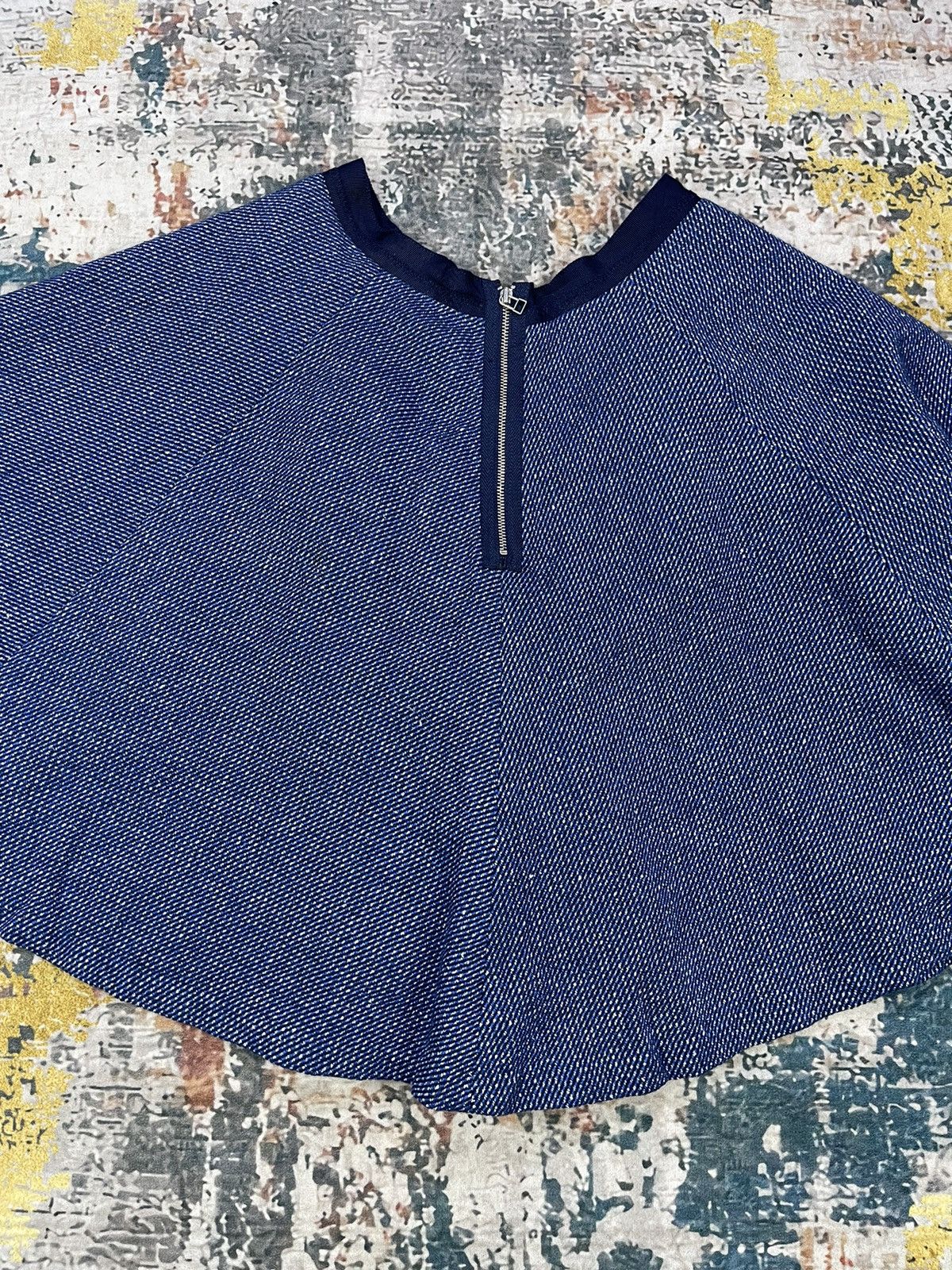 Lanvin Lanvin En Bleu Mini Skirt Size 26" / US 2 / IT 38 - 4 Thumbnail