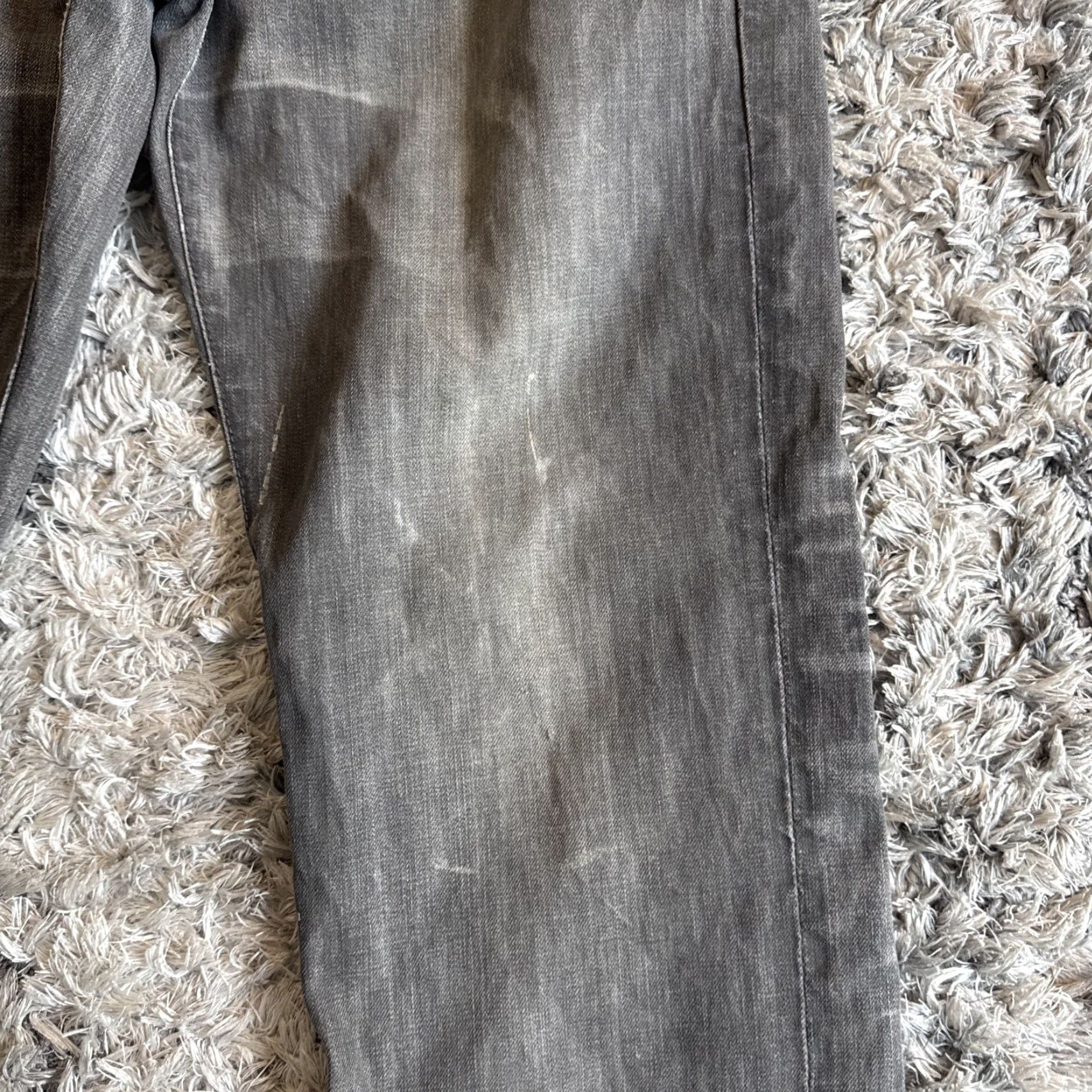 Vintage VINTAGE Aeropostale Gray Denim Straight Jeans Men 32x30 Distressed Y2K Size US 32 / EU 48 - 4 Thumbnail