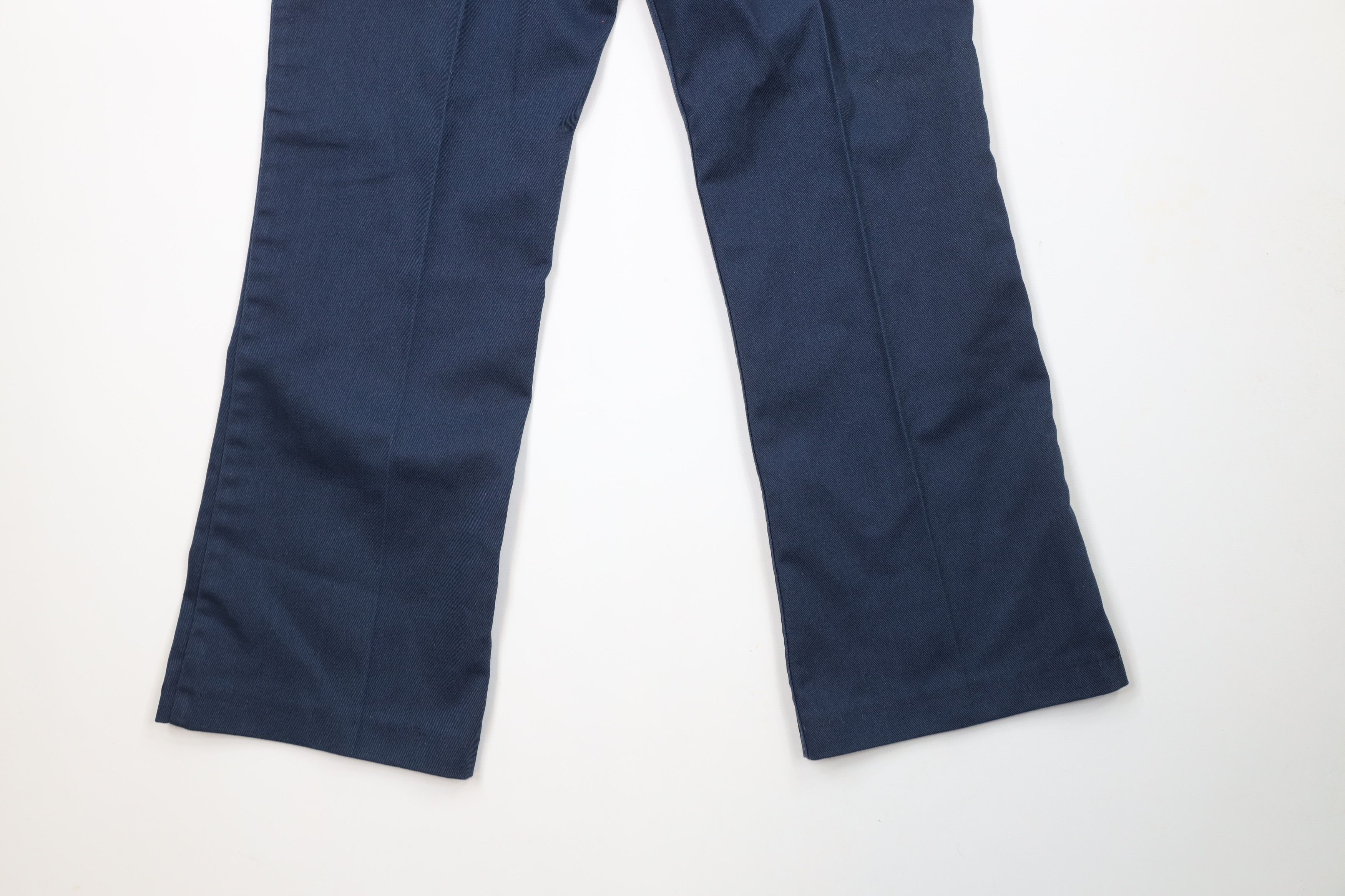 Vintage Vintage 70s Streetwear Flared Wide Leg Denim Jeans Blue USA Size US 33 - 13 Thumbnail
