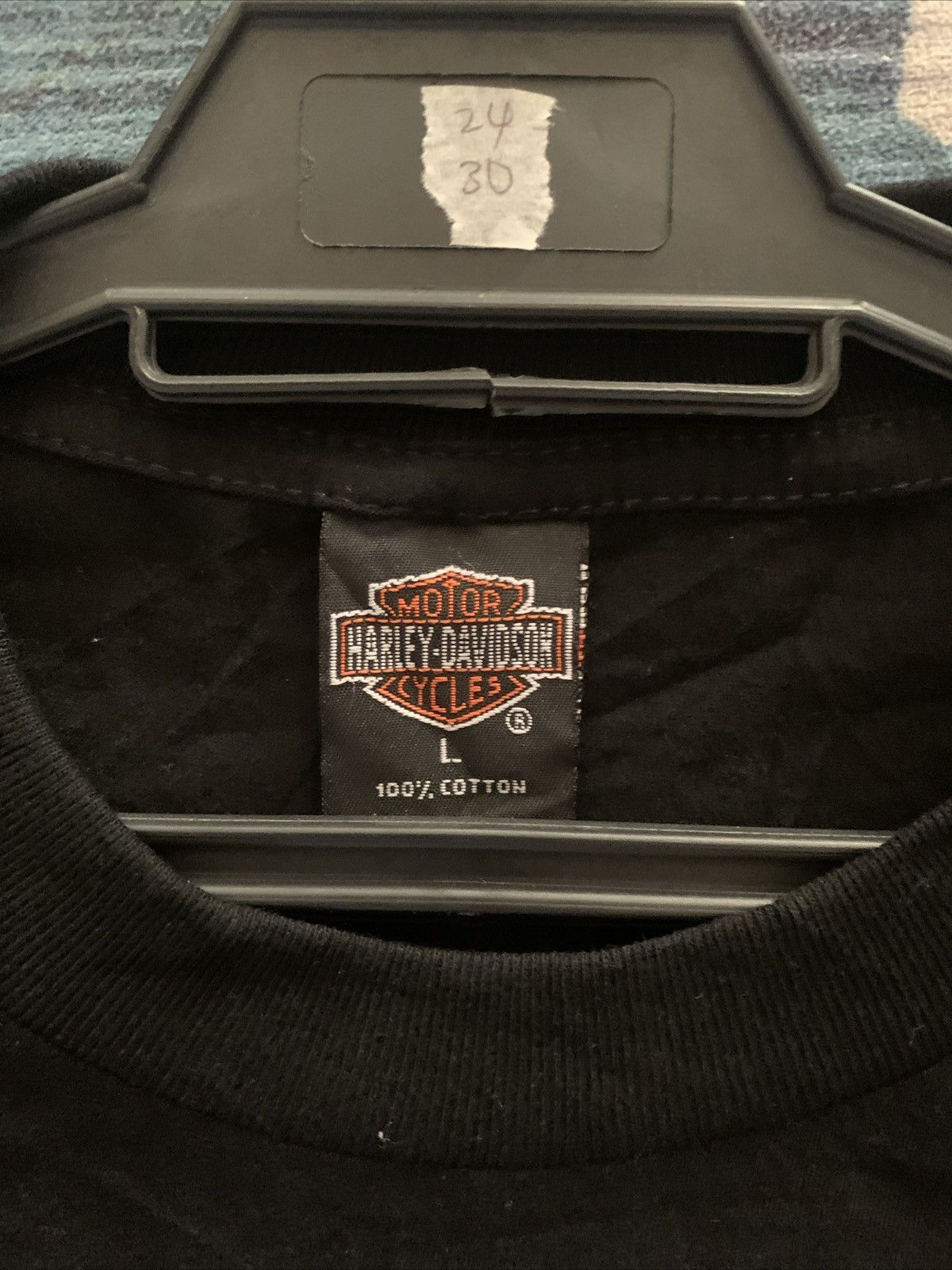 Harley Davidson × Vintage Vintage 1989 Harley-Davidson 3D Emblem Tee Size US L / EU 52-54 / 3 - 2 Thumbnail