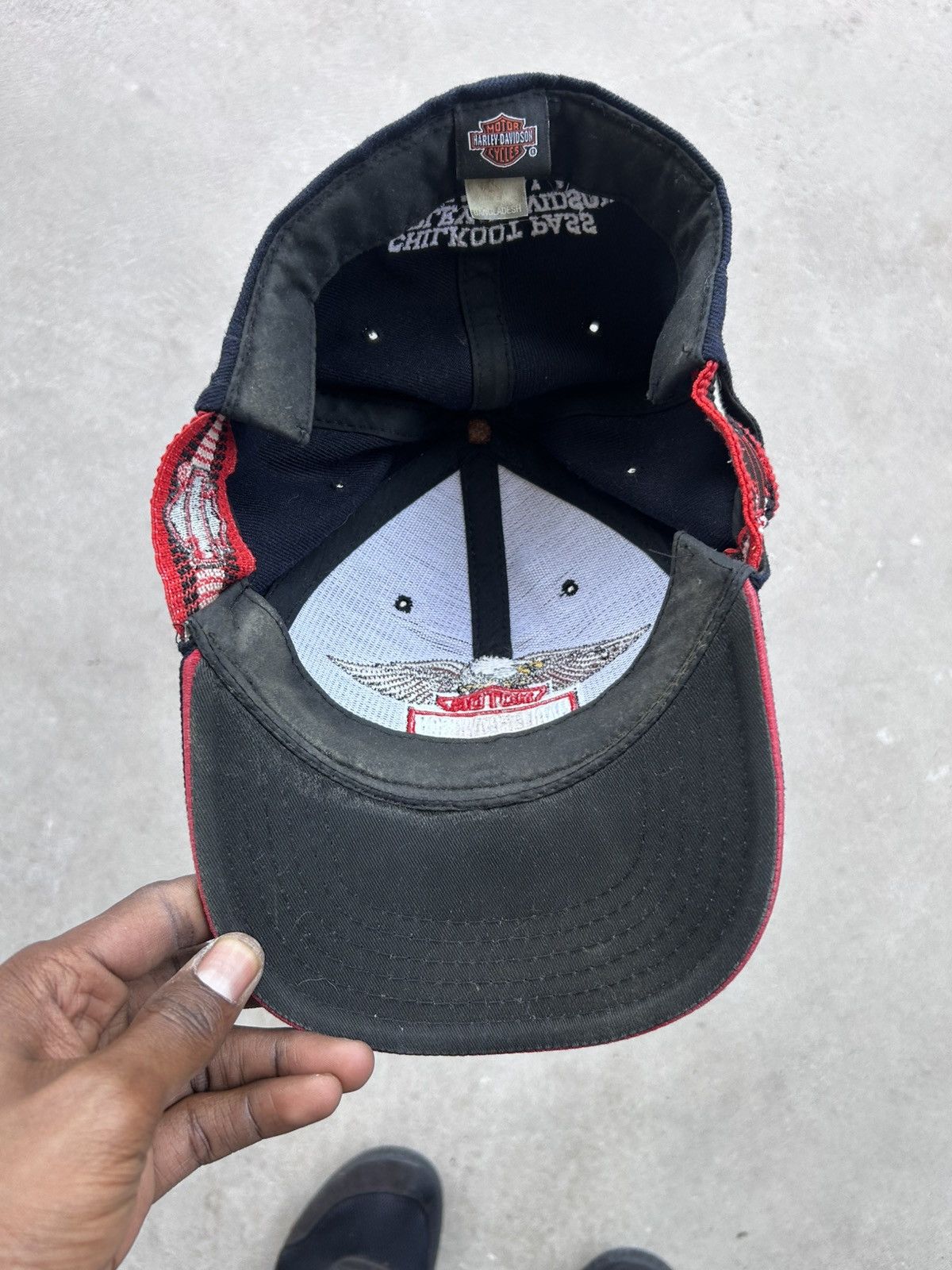 Harley Davidson × Vintage Y2K Rare Harley Davidson hat Size ONE SIZE - 5 Thumbnail