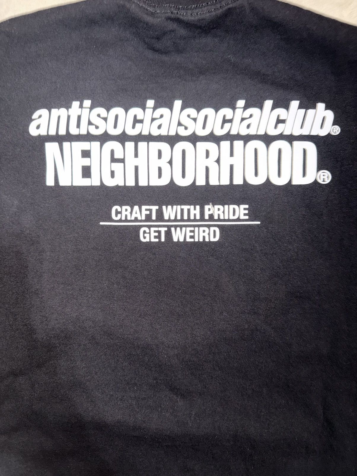 Anti Social Social Club × Neighborhood ANTI SOCIAL SOCIAL CLUB x NEIGHBORHOOD Cambered Tee Black Size US M / EU 48-50 / 2 - 4 Thumbnail