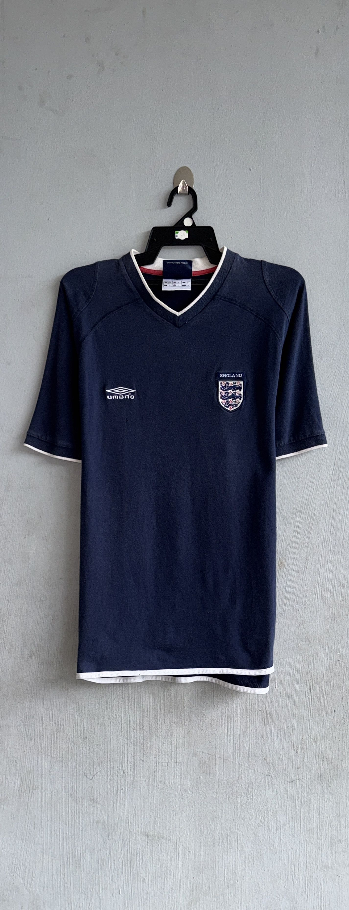 Vintage ENGLAND 1999 2000 2001 Football Soccer Umbro Shirt Size US L / EU 52-54 / 3 - 1 Thumbnail