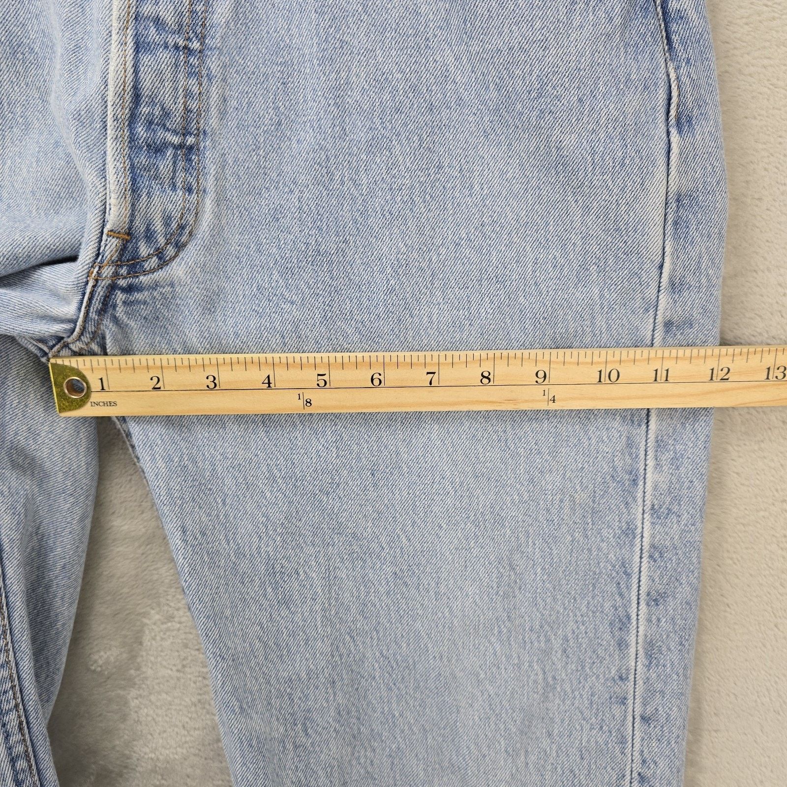 Levi's Vintage Levis 501 Women Jeans 33X34 (Fits 32x32) Blue 90s Size 32" / US 10 / IT 46 - 16 Thumbnail