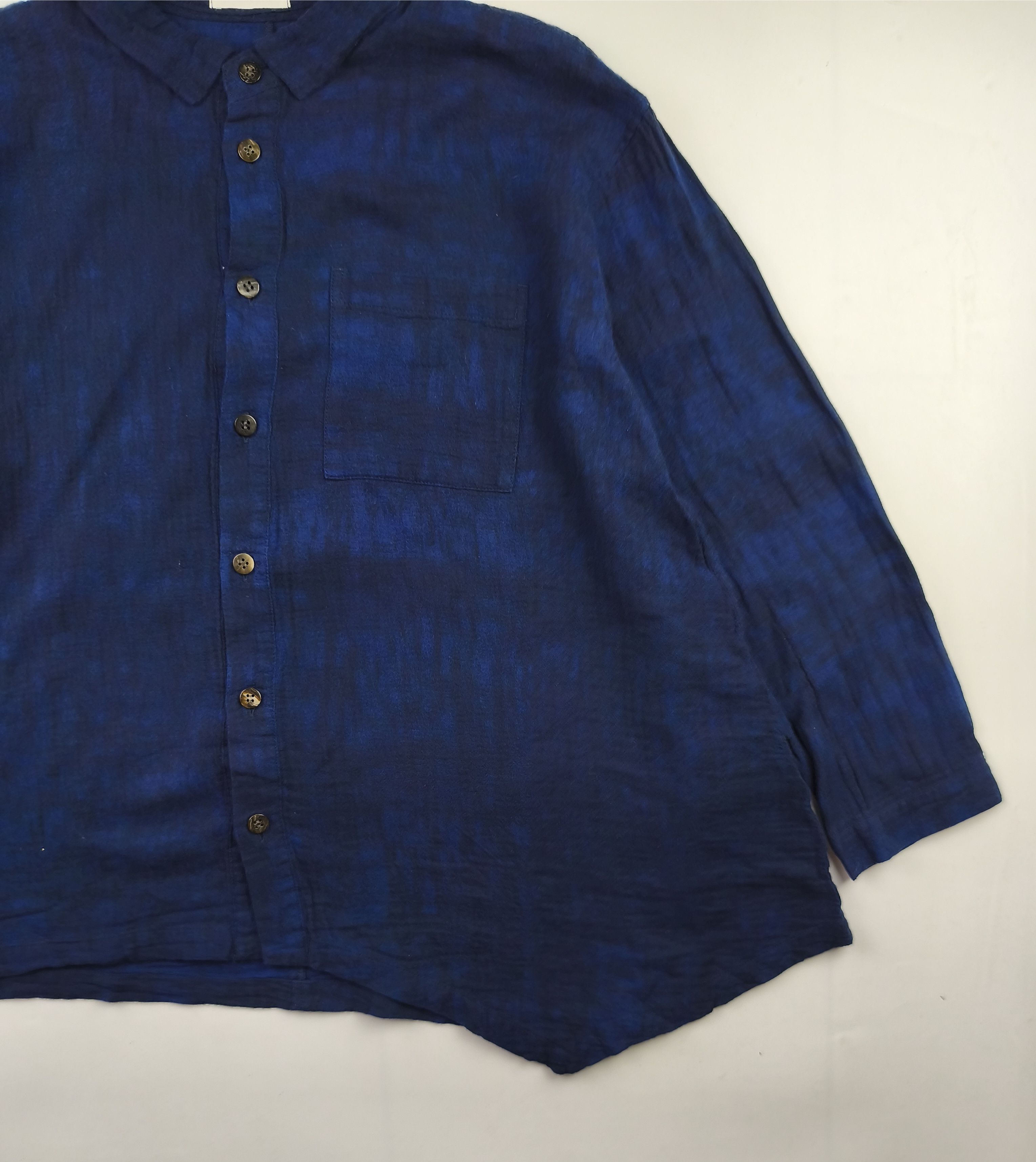 Issey Miyake plantation - issey miyake - assymetric wide shirt Size S / US 4 / IT 40 - 3 Thumbnail