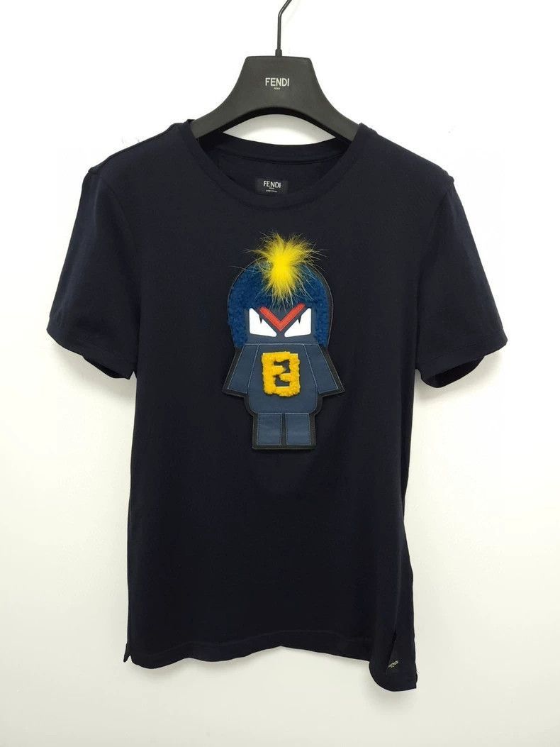 Fendi Fendi Fox Fur Short Sleeve Tee Size US S / EU 44-46 / 1 - 2 Thumbnail