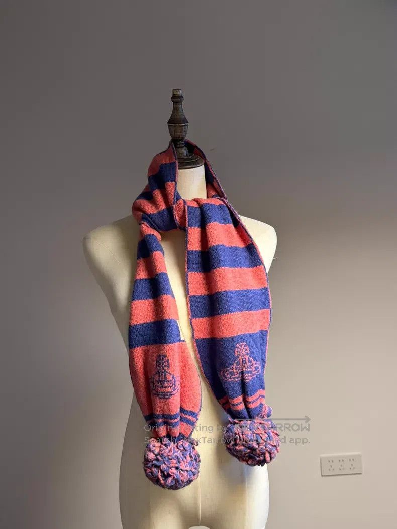 Vivienne Westwood Vivienne Westwood Fuzzy Striped Pink and Purple Color Bloc Size ONE SIZE - 2 Thumbnail