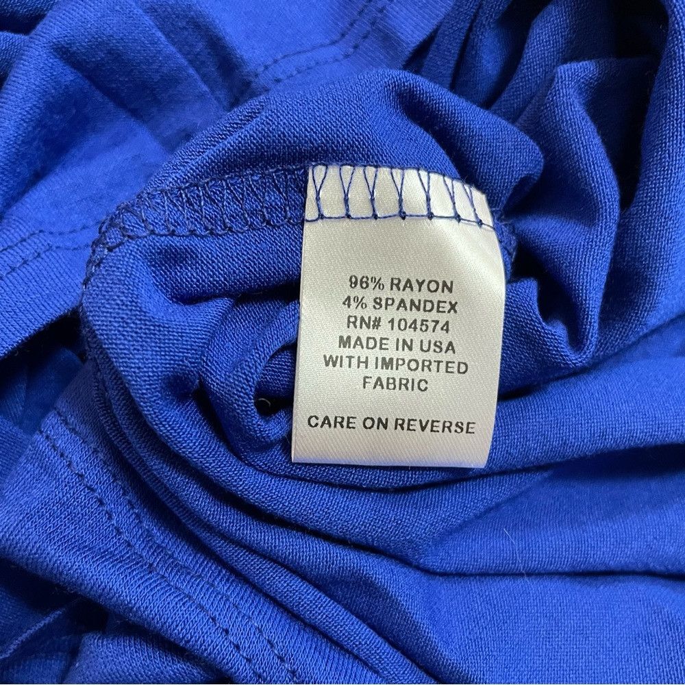 Other NWT New VANITY ROOM Cap Sleeve Twist Asymmetrical Blue Dres Size XS / US 0-2 / IT 36-38 - 8 Thumbnail