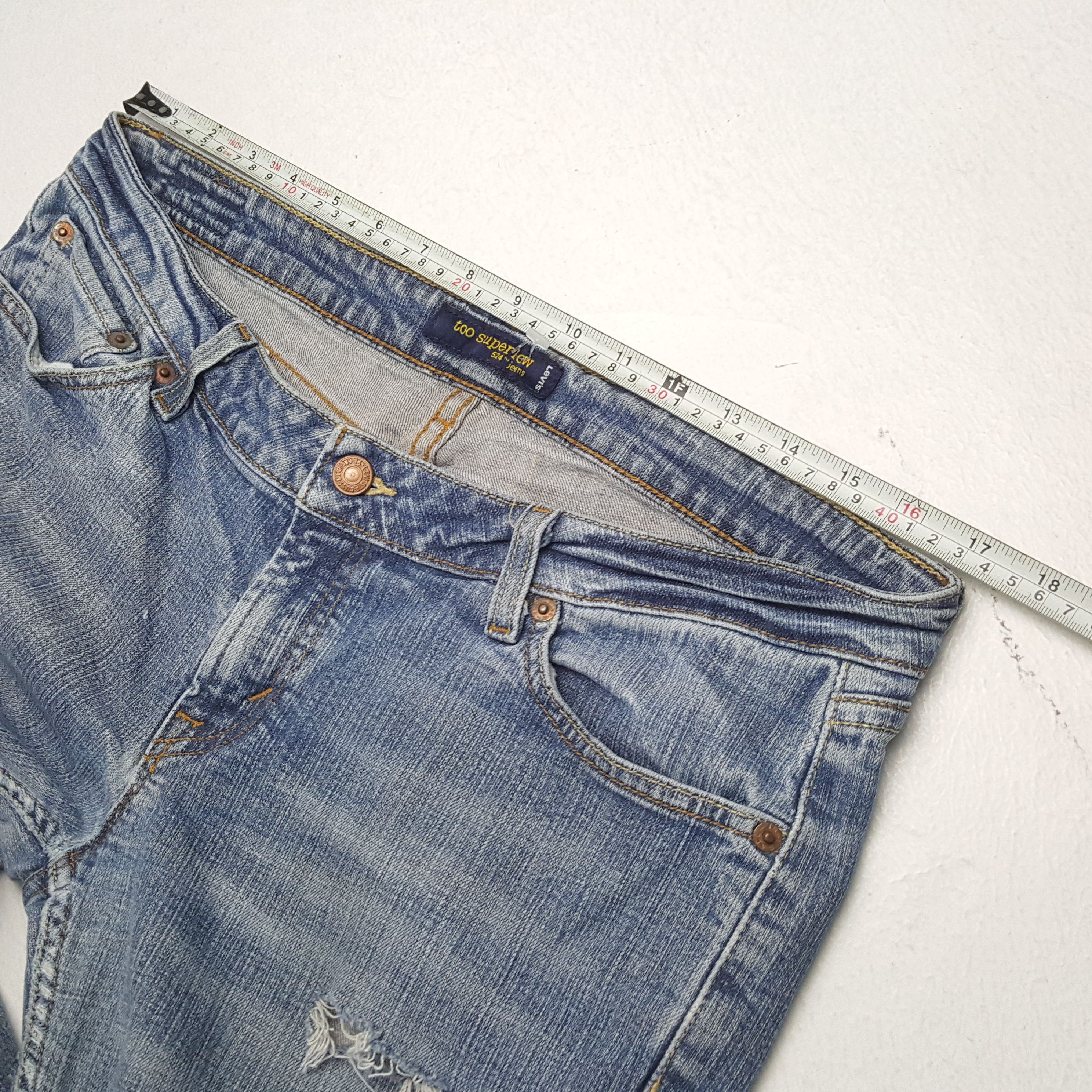 Levi's × Levi's Vintage Clothing × Vintage Vintage LEVI'S American Distressed Style Women's Jeans Size 34" / US 12 / IT 48 - 7 Thumbnail