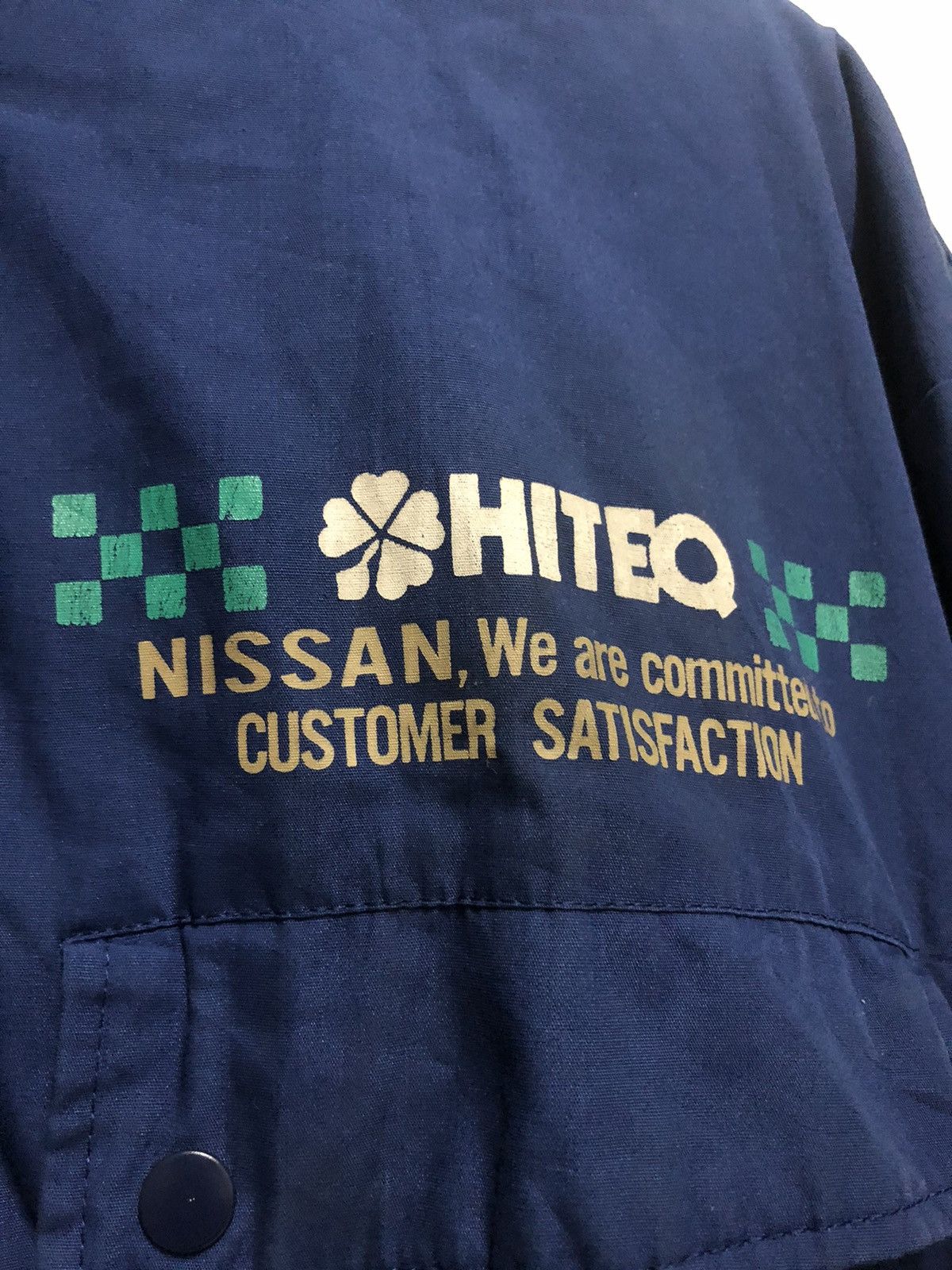 Japanese Brand × Vintage Vtg nissan nismo hiteq jacket tracktop Size US XL / EU 56 / 4 - 3 Thumbnail