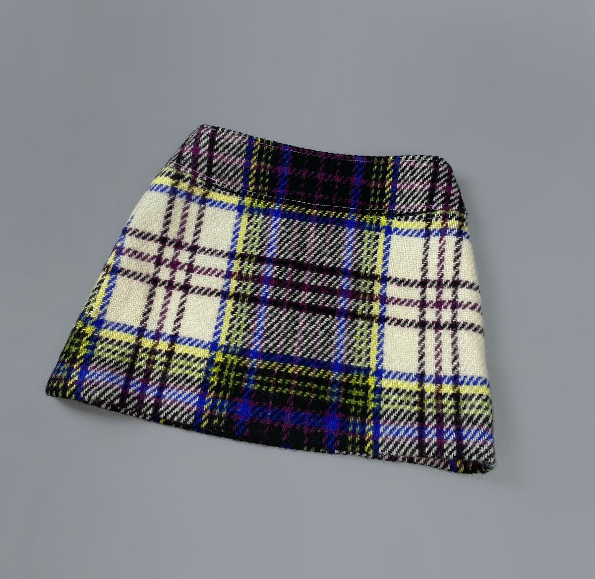 Burberry Vintage Burberry Nova Check Plaid Tweed Skirt UK 10 US 8 Size 28" / US 6 / IT 42 - 3 Thumbnail