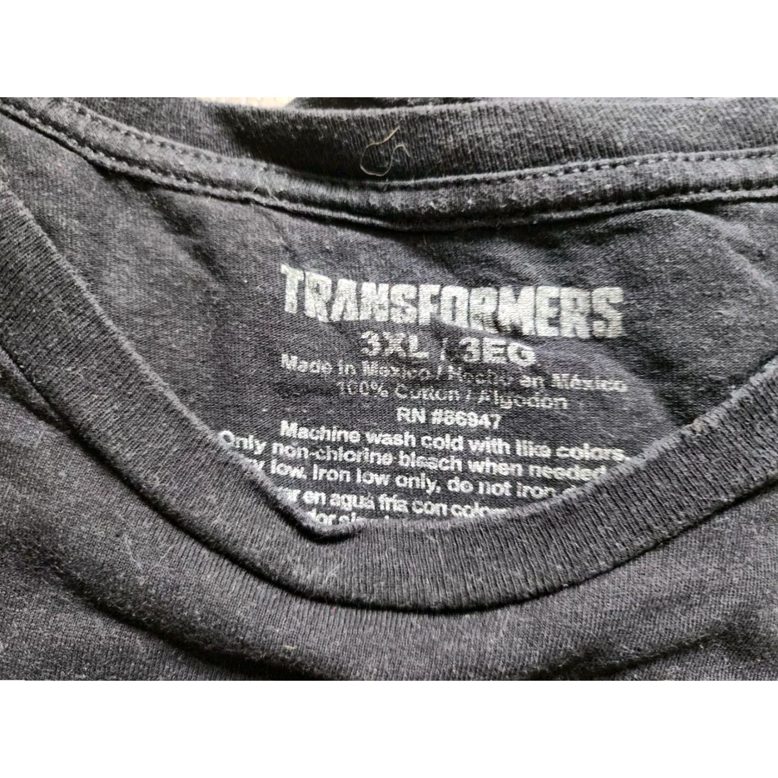 Vintage Transformers Graphic T-Shirt Optimus Prime 3XL Black Men’s Size US XXL / EU 58 / 5 - 4 Thumbnail
