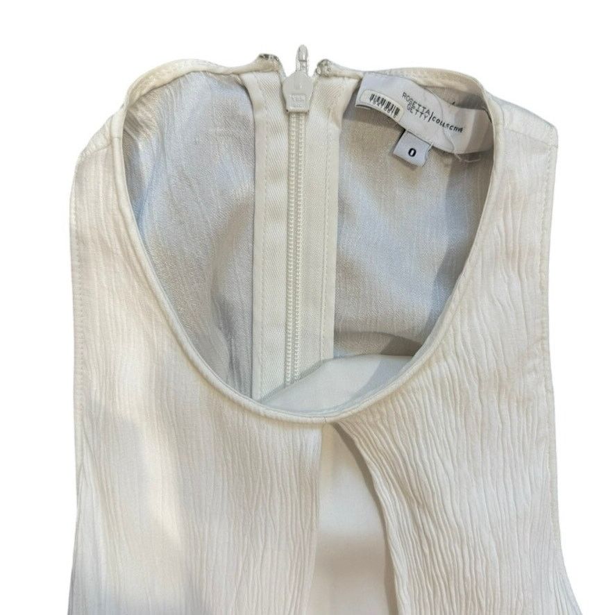 Rosetta Getty Rosetta Getty x RTR Cape Mini Dress in White, Size US 0 Size XS / US 0-2 / IT 36-38 - 6 Thumbnail