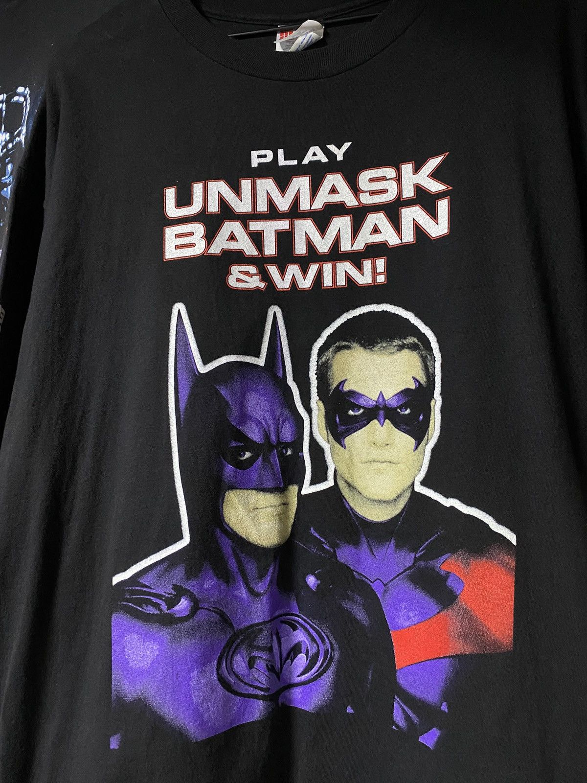DC Comics × Vintage 90’s Vintage Batman & Robin Movie Promo Tee Shirt XLarge Size US XL / EU 56 / 4 - 4 Thumbnail