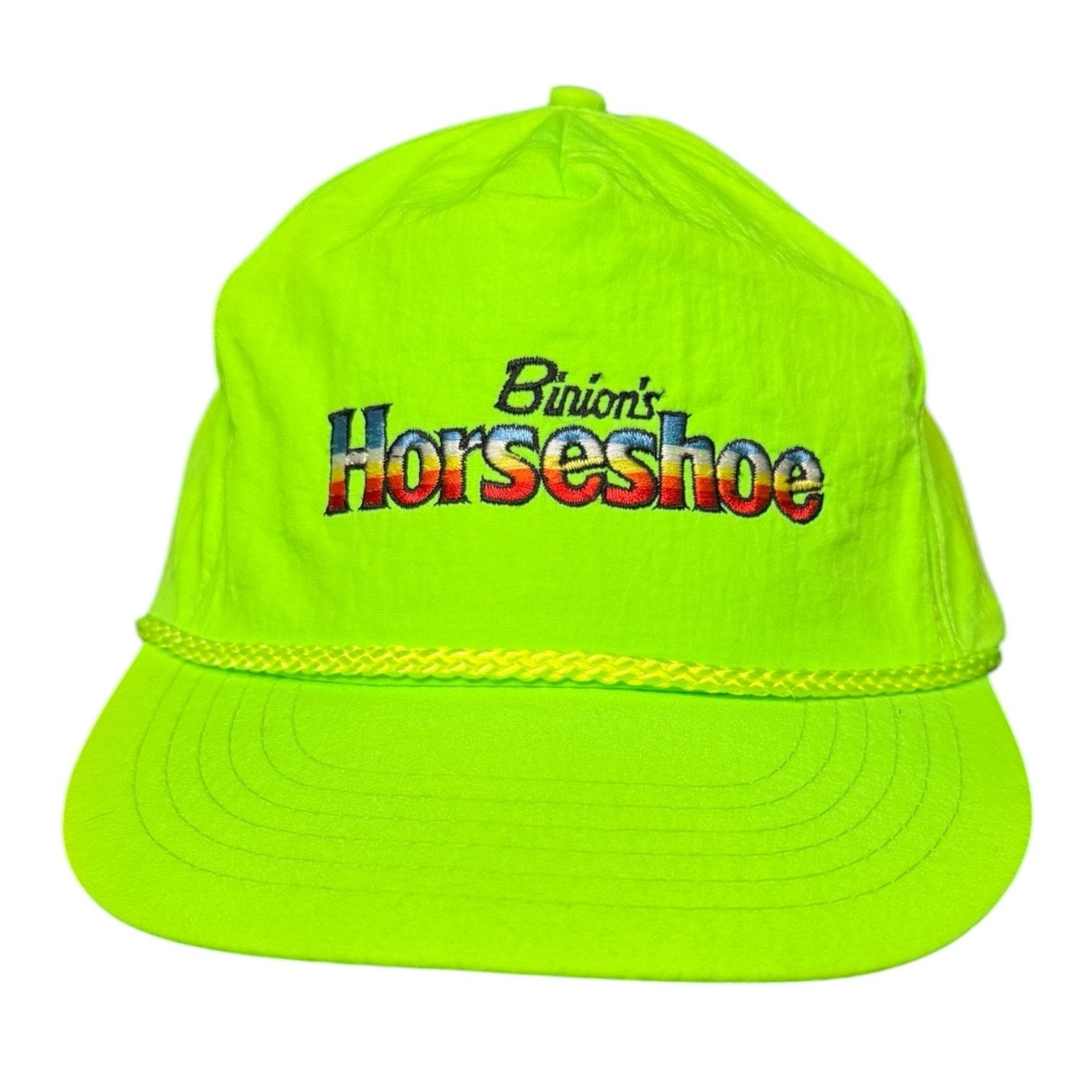 Other Vintage 90s Binion's Horseshoe Casino Las Vegas Nevada Hat Size ONE SIZE - 8 Thumbnail